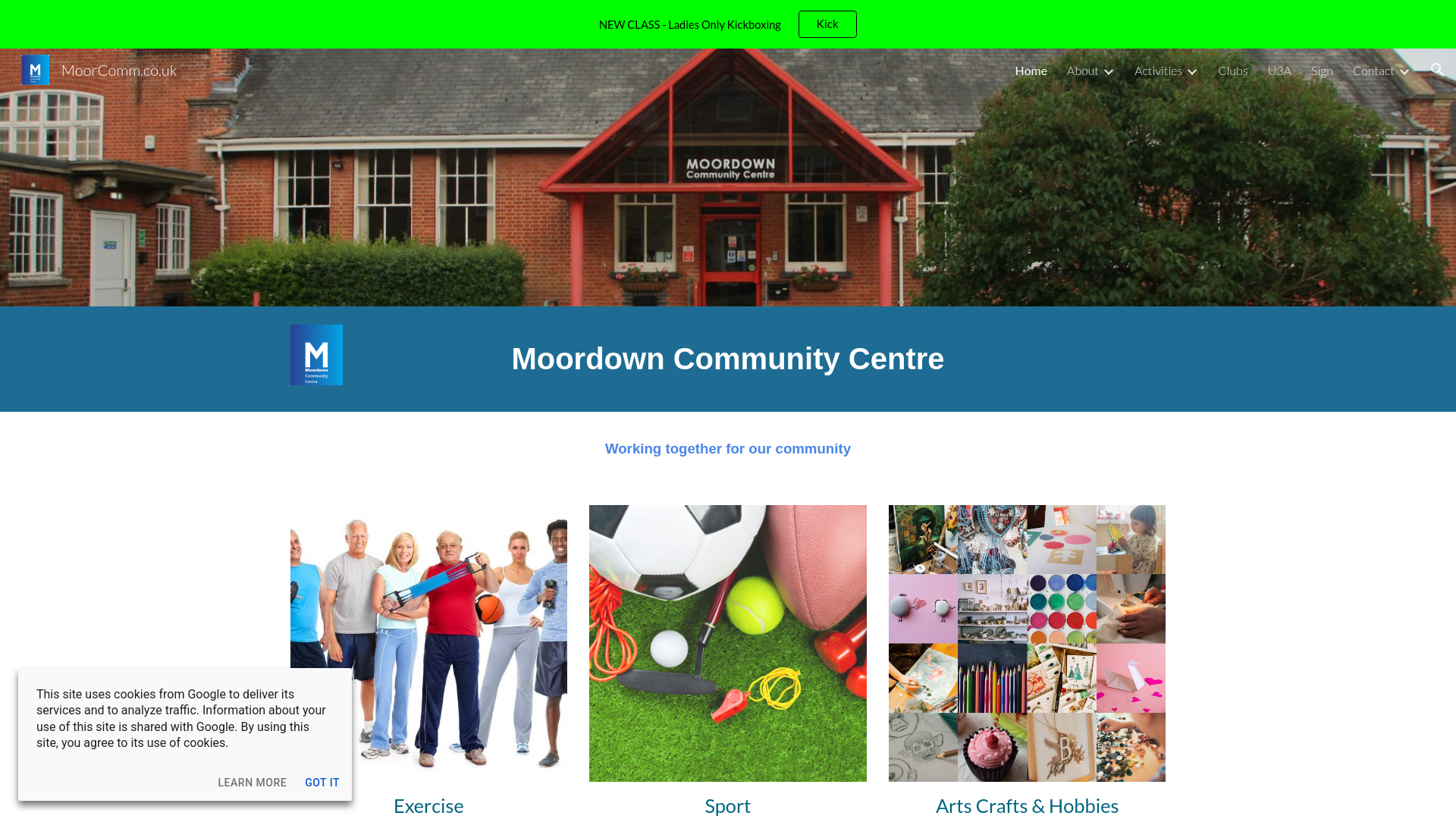 Website screenshot