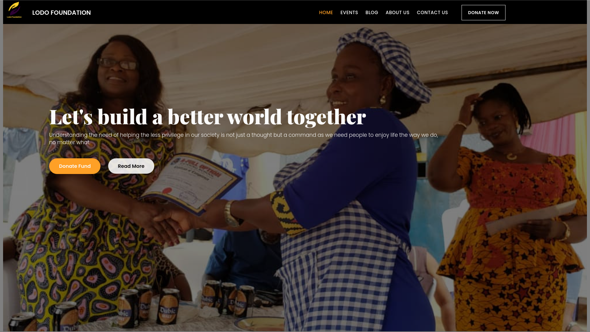 Website screenshot