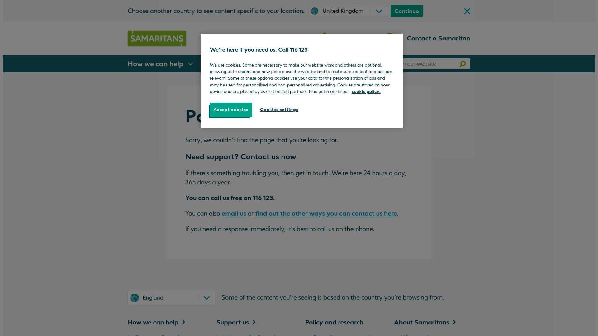 Website screenshot