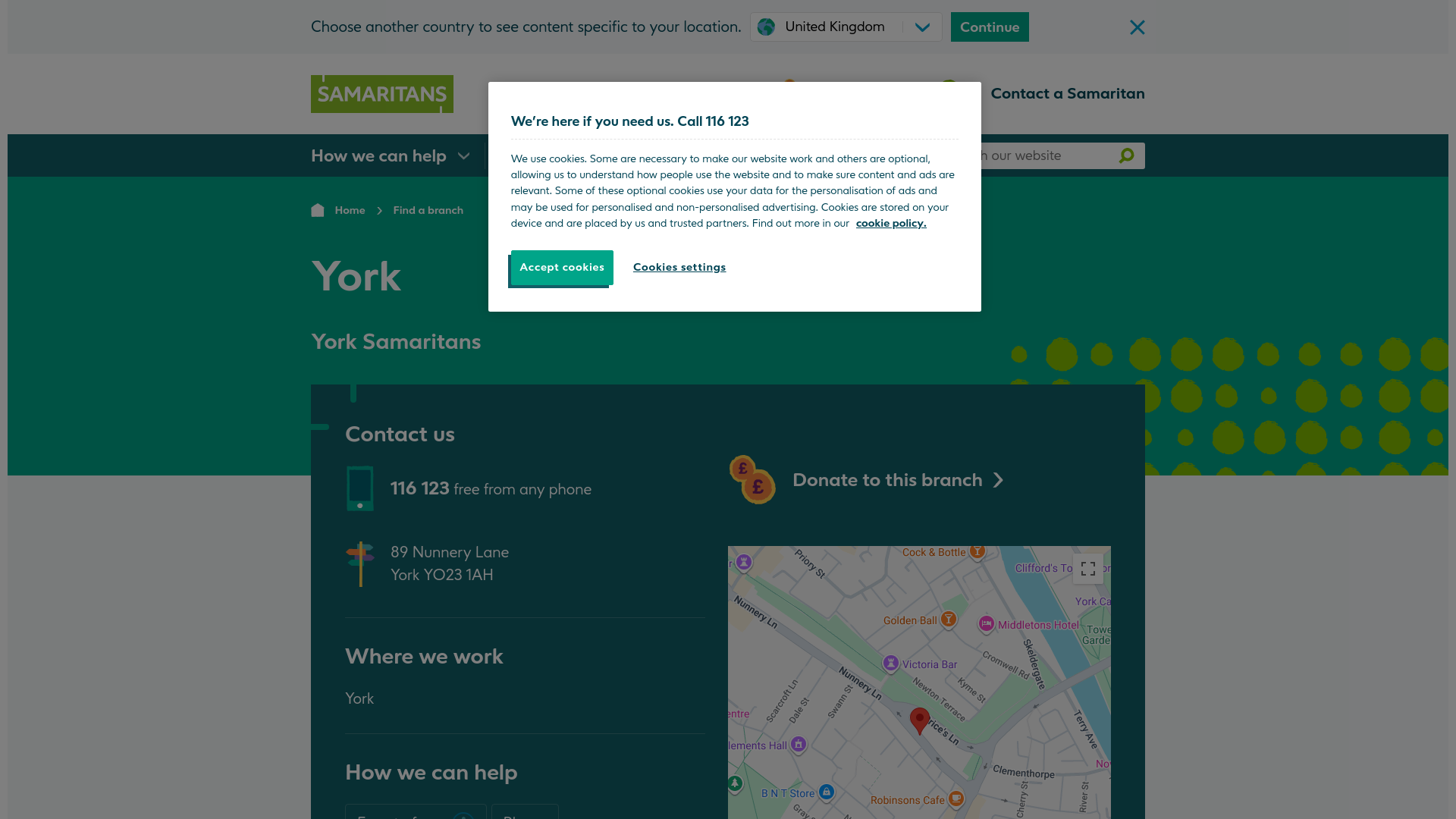 Website screenshot
