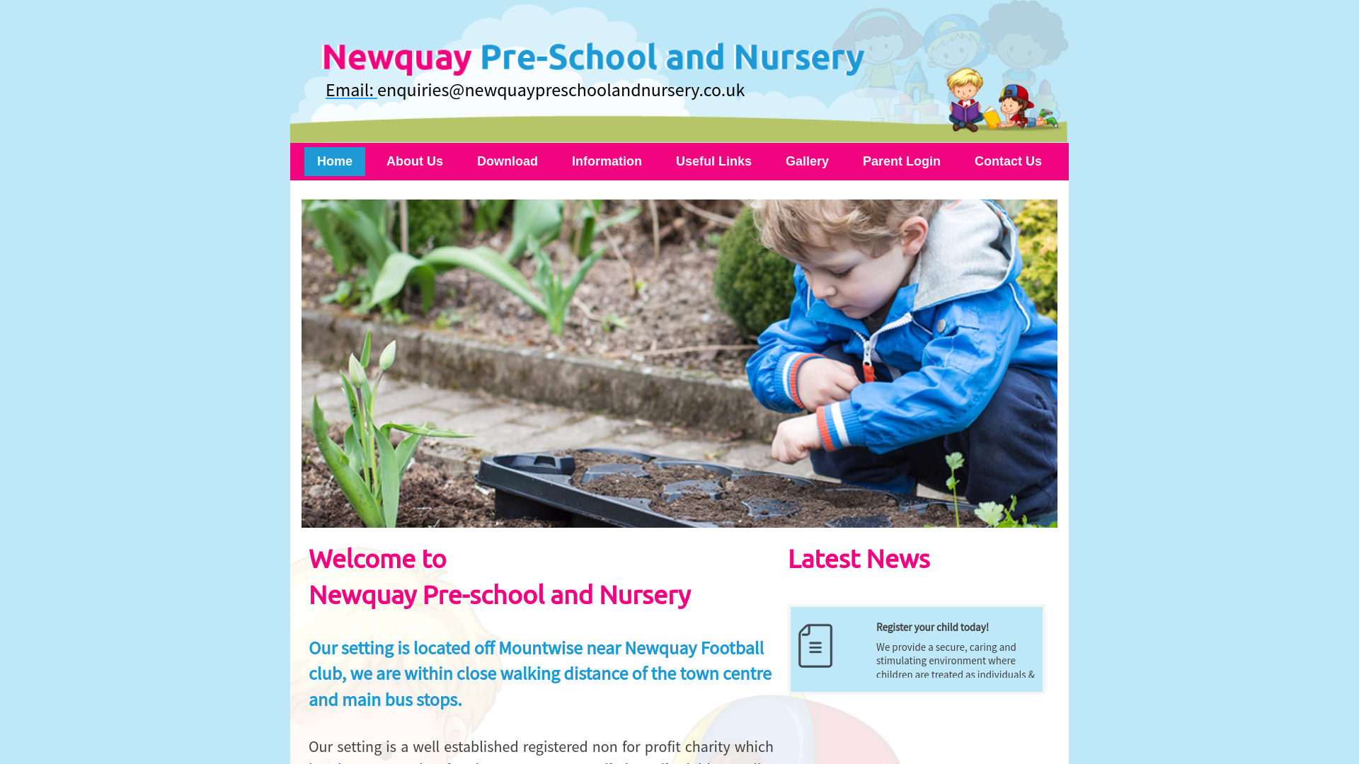 Website screenshot