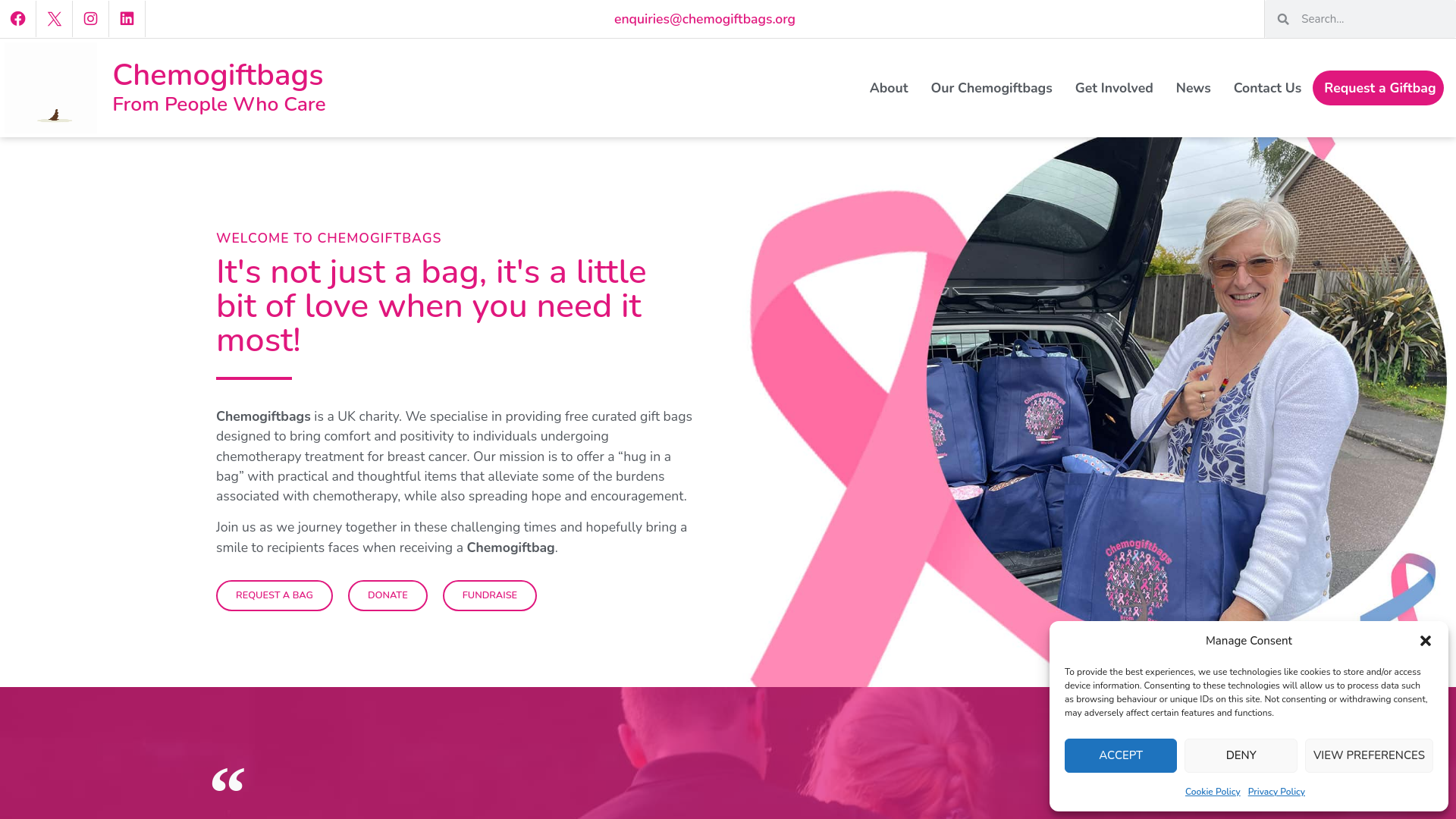 Website screenshot