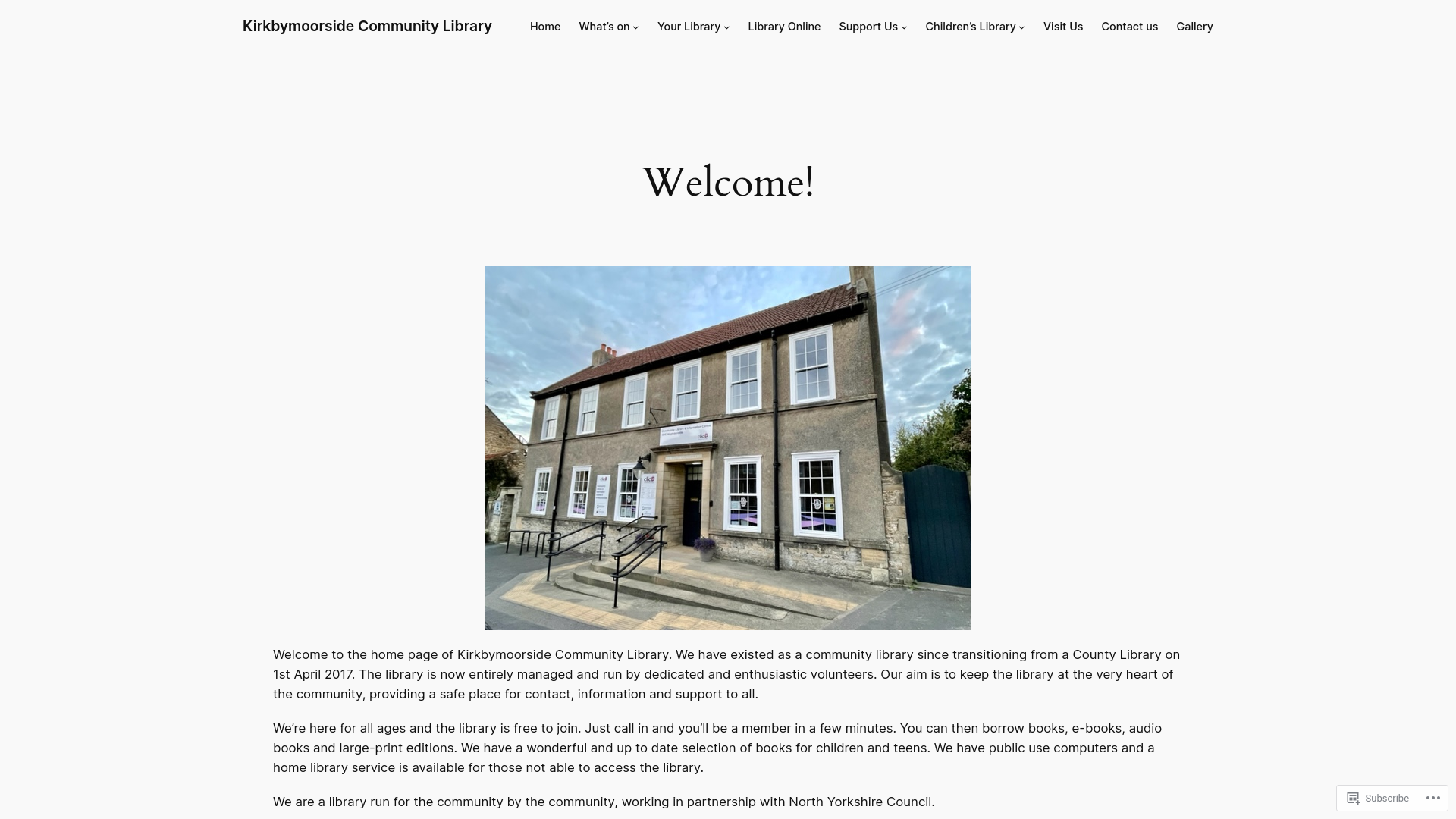 Website screenshot