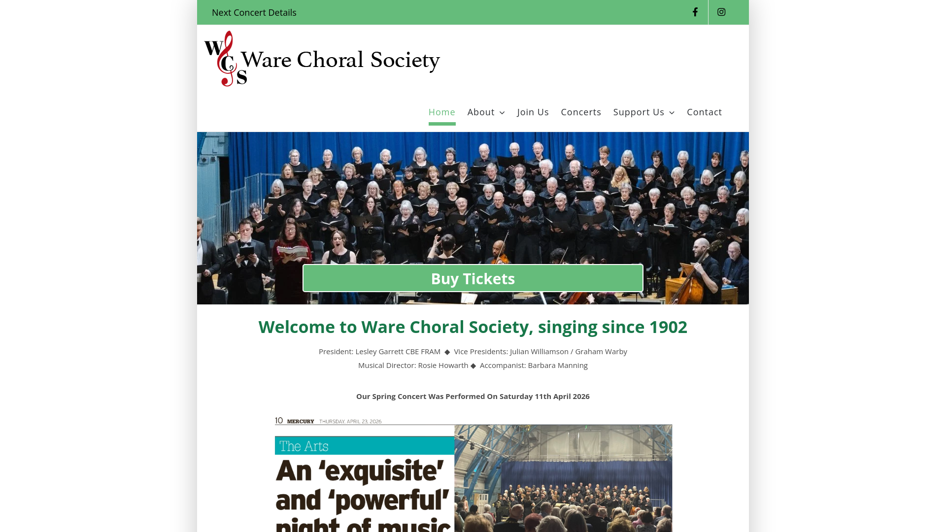 Website screenshot