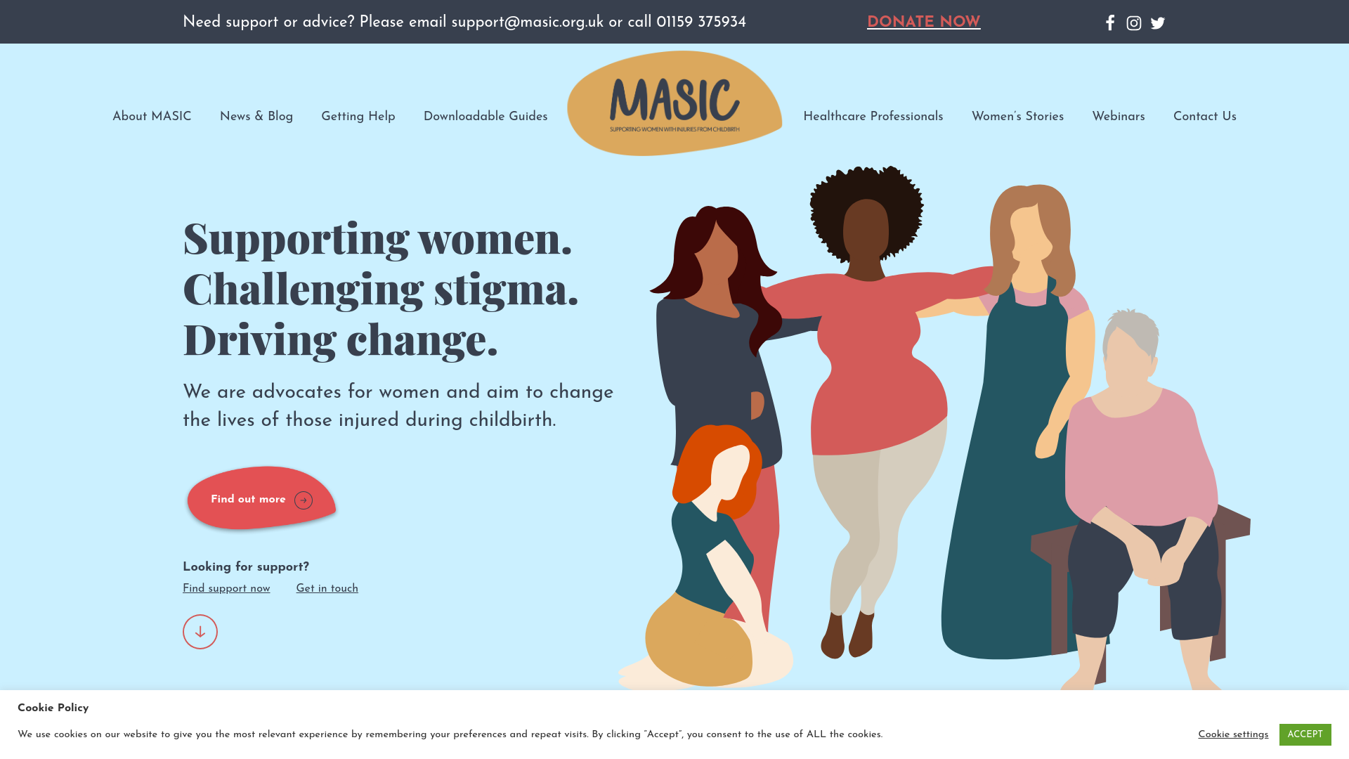 Website screenshot