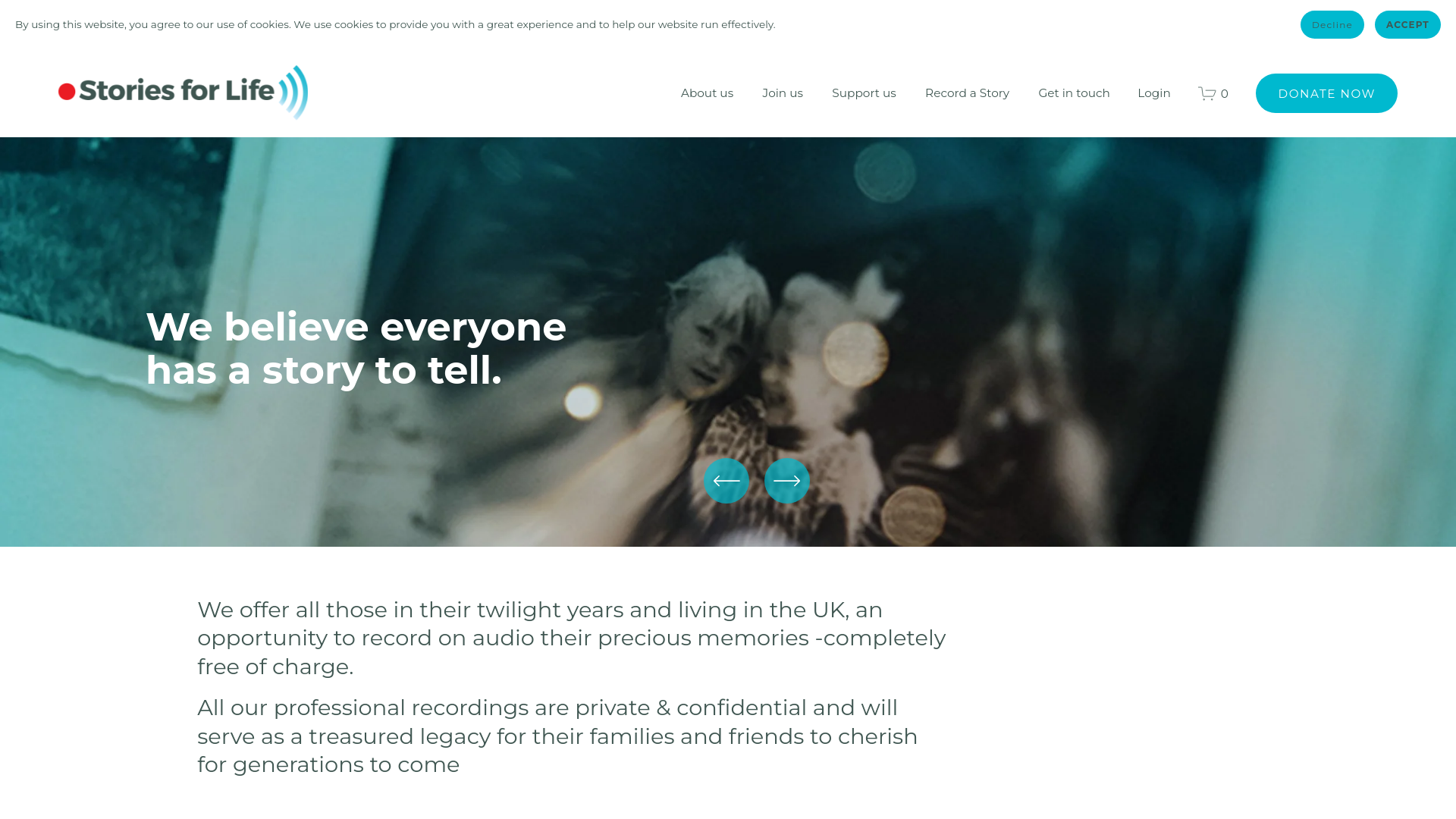 Website screenshot