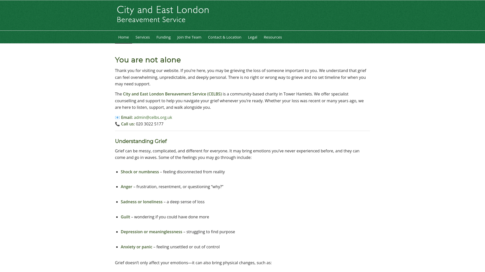 Website screenshot
