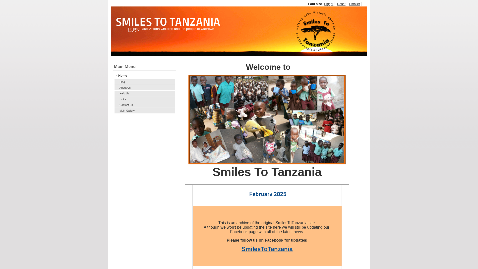 Website screenshot
