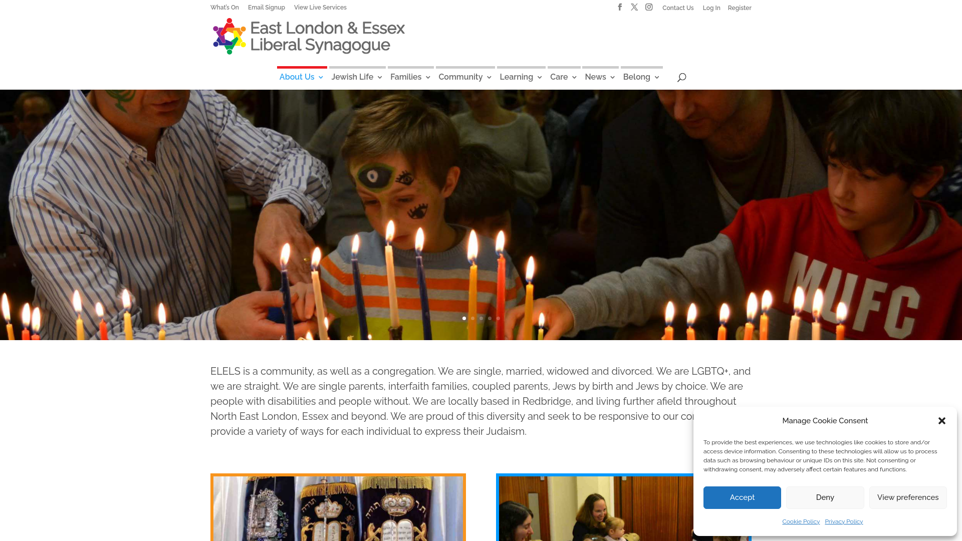 Website screenshot