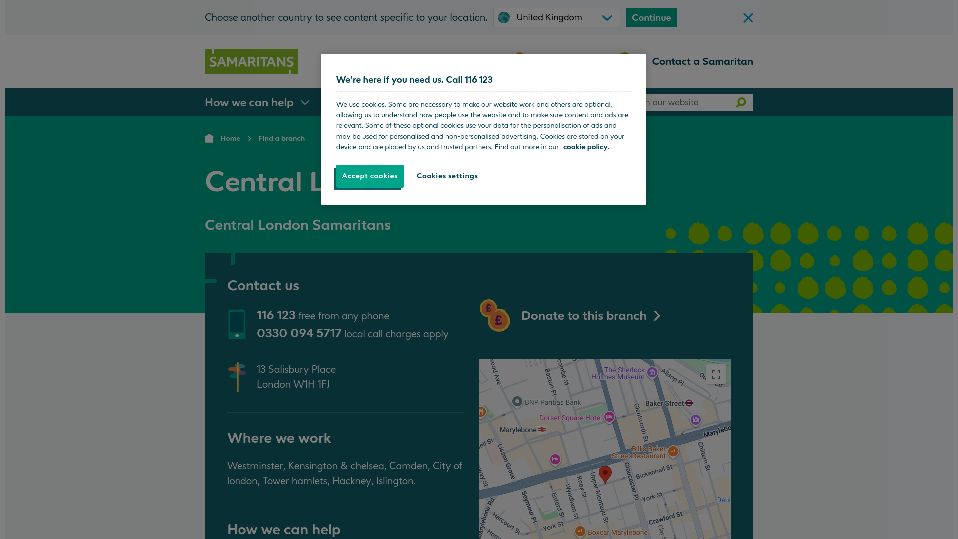 Website screenshot