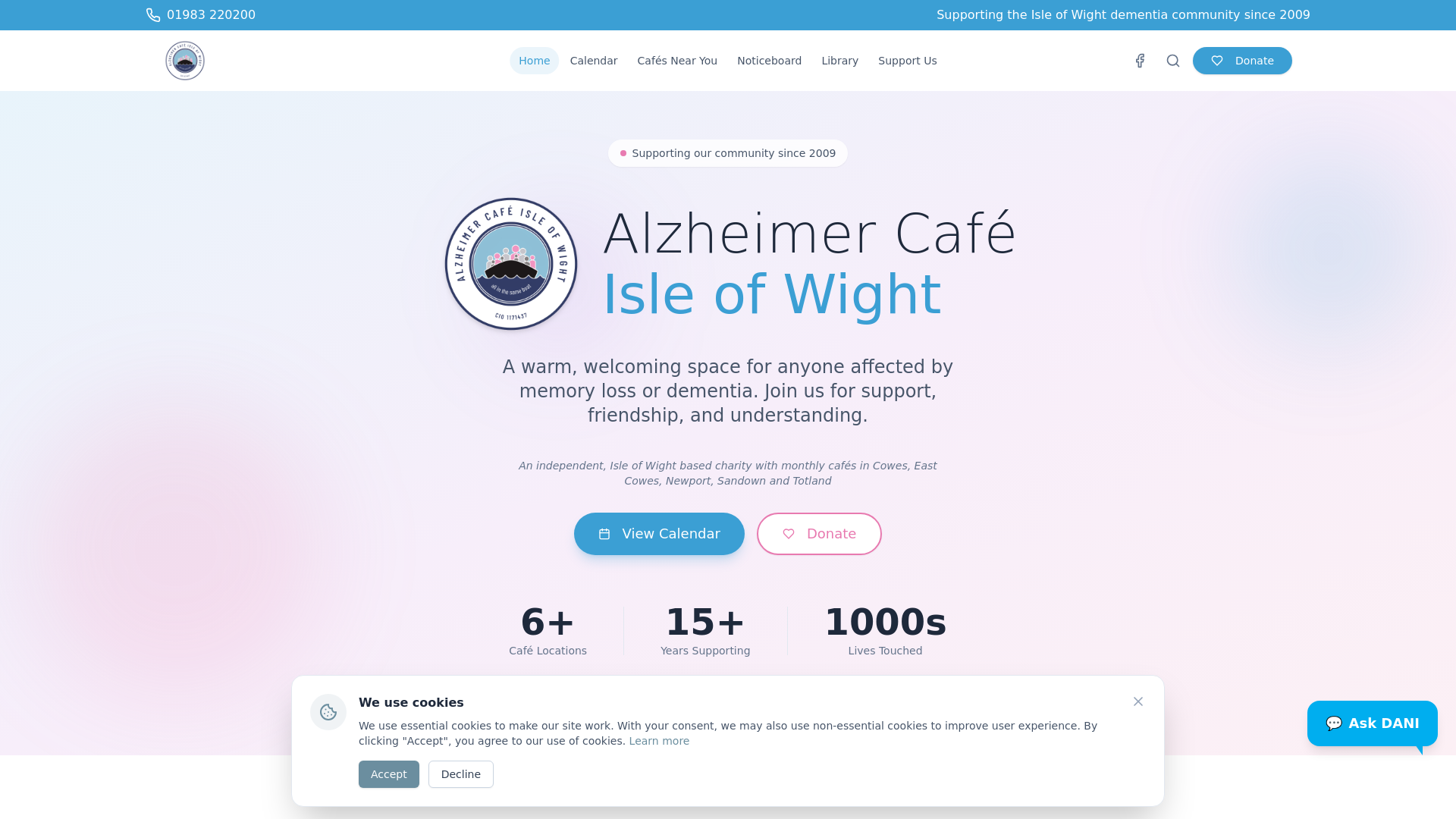 Website screenshot