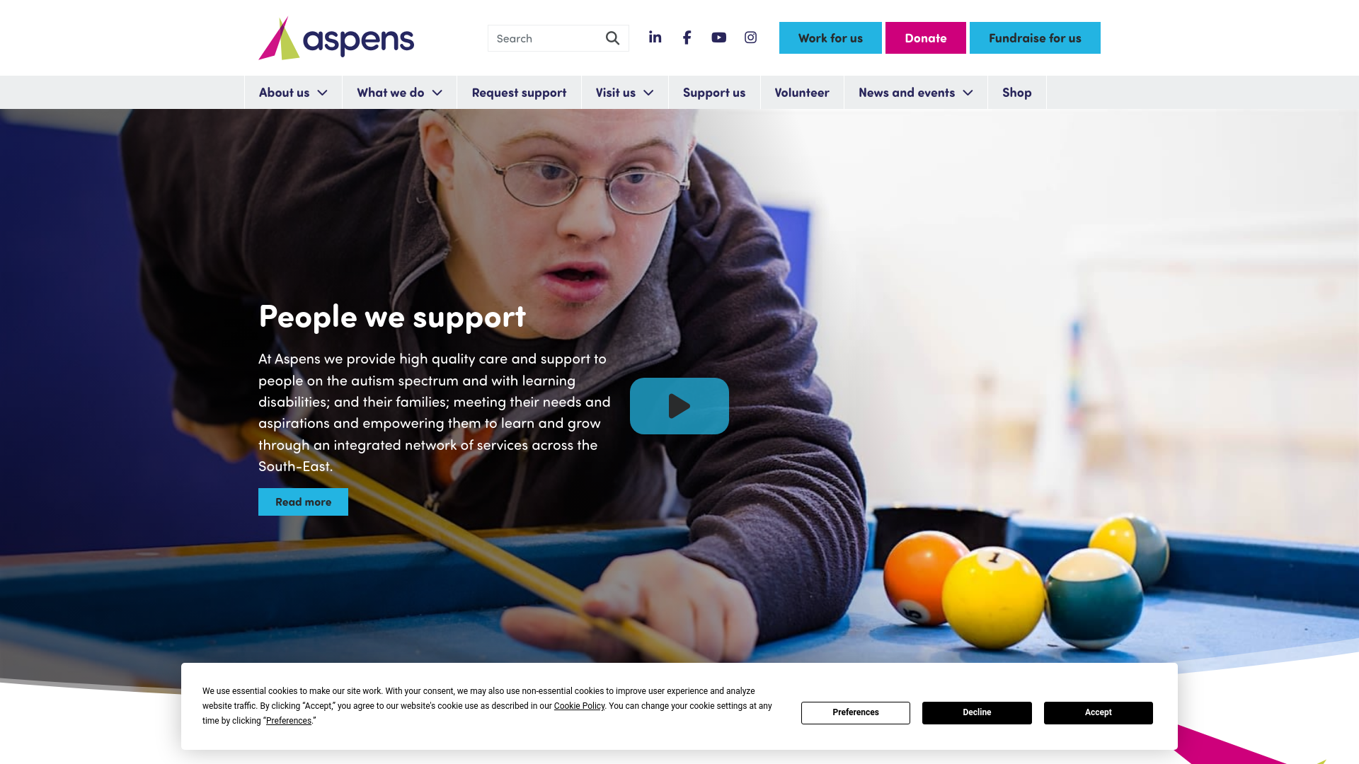 Website screenshot