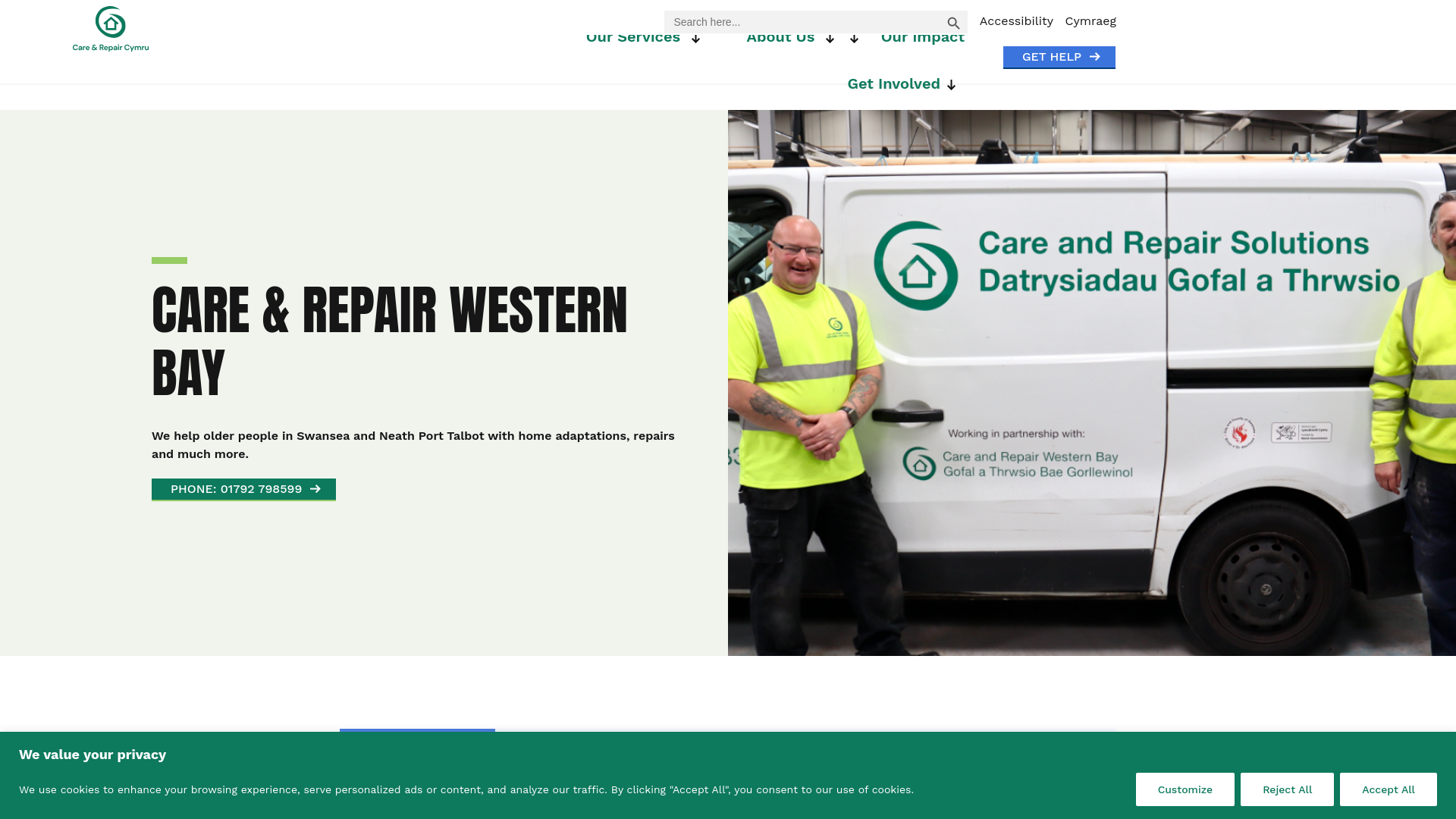 Website screenshot