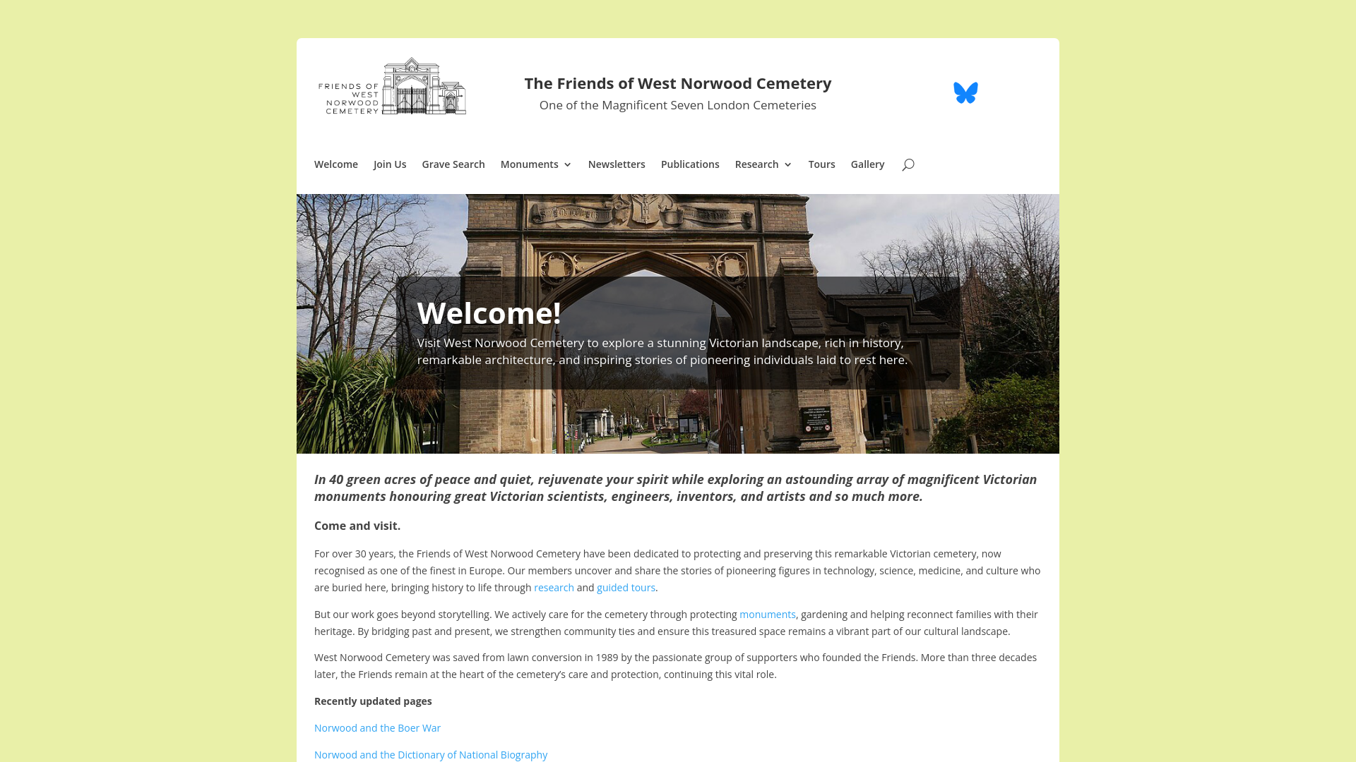 Website screenshot