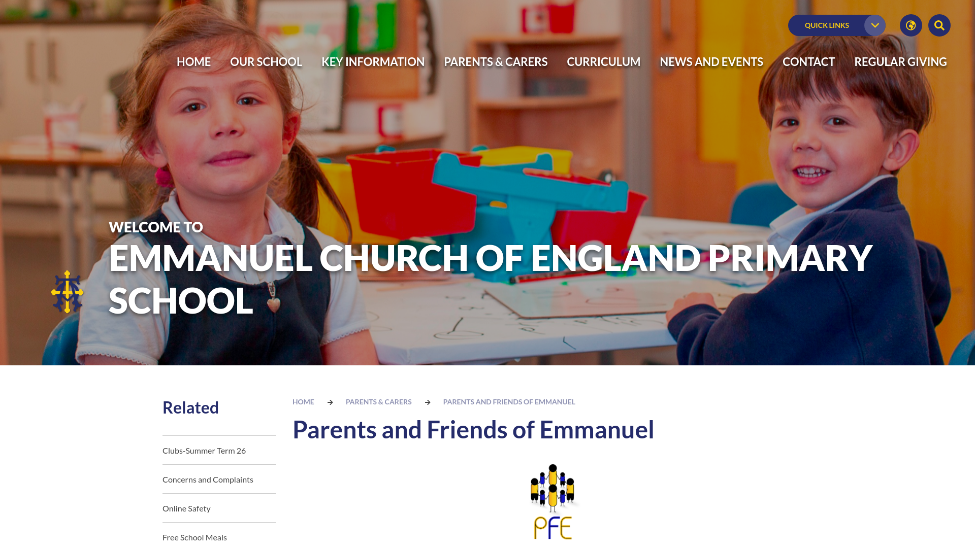 Website screenshot
