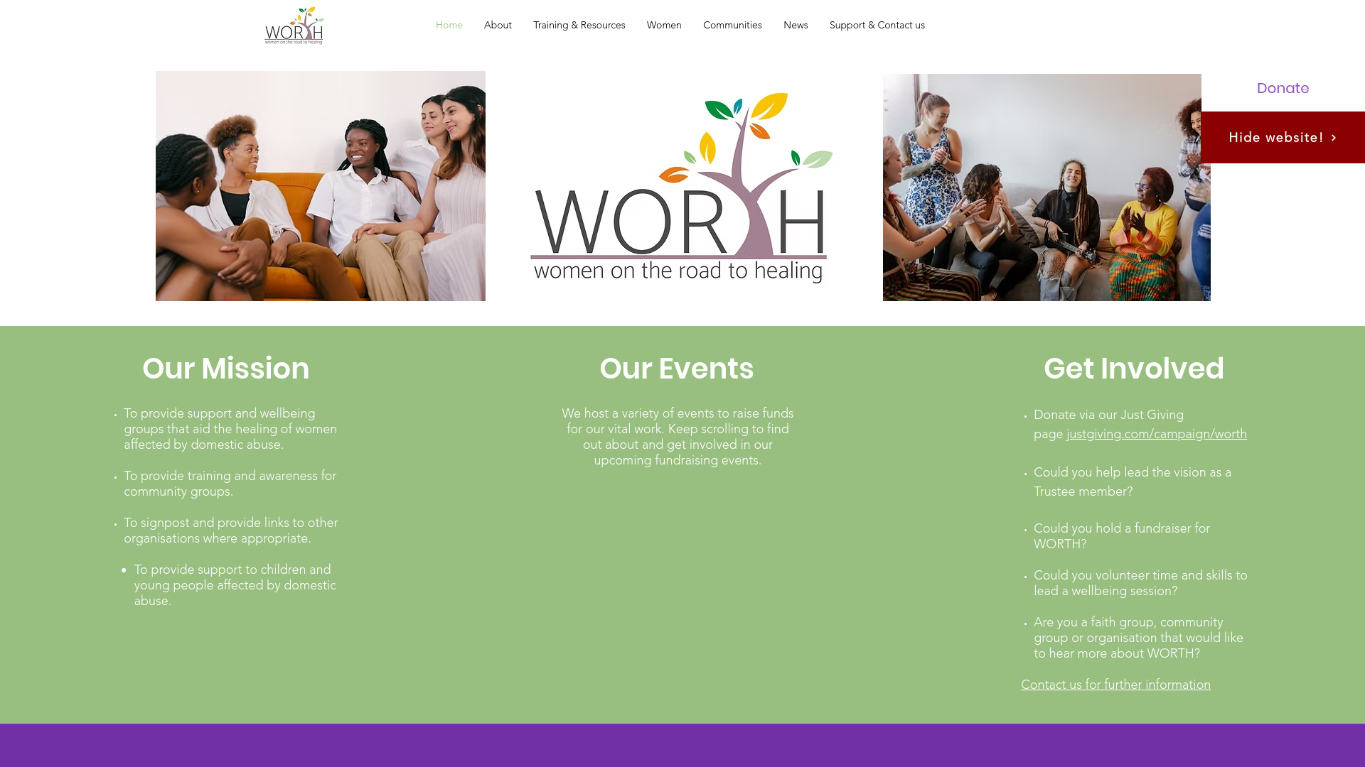 Website screenshot
