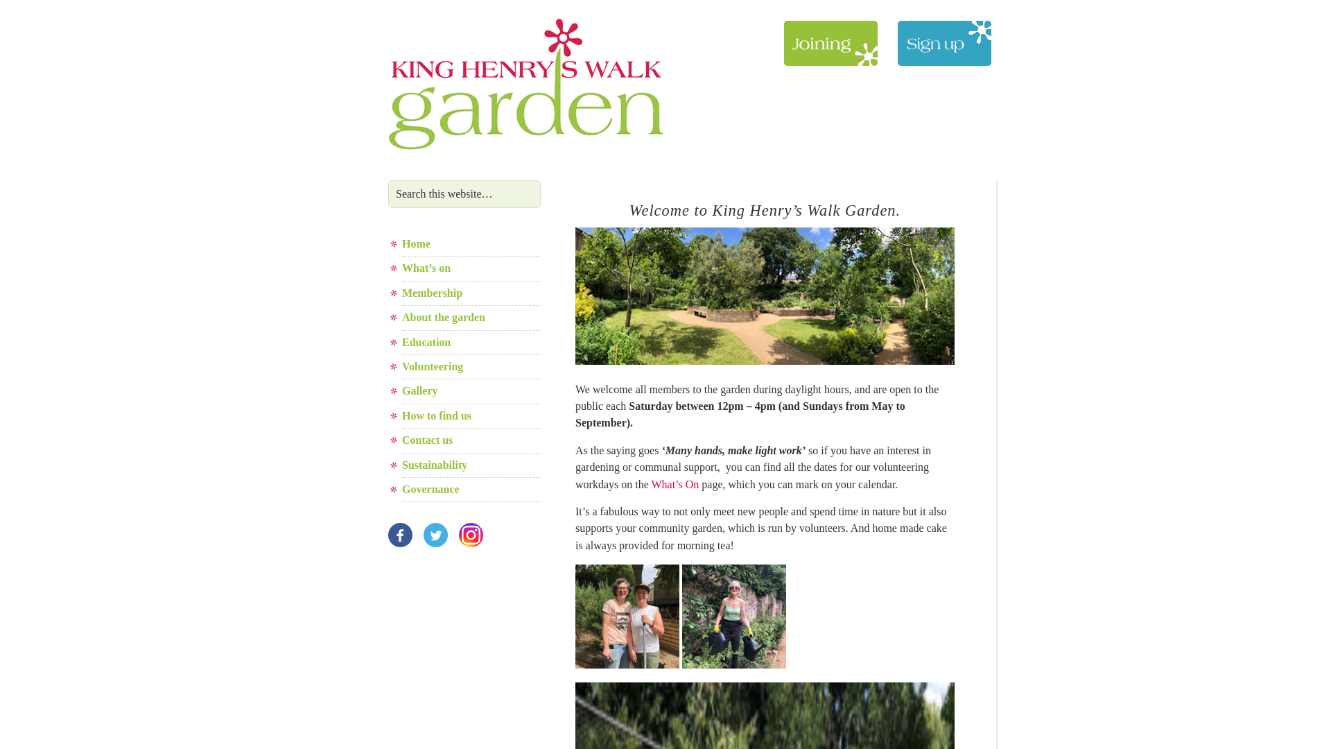 Website screenshot