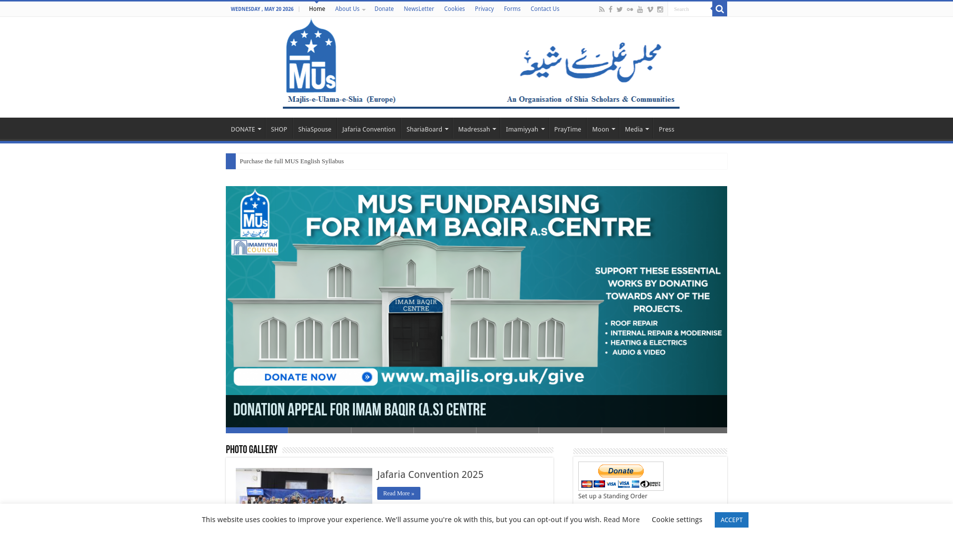 Website screenshot