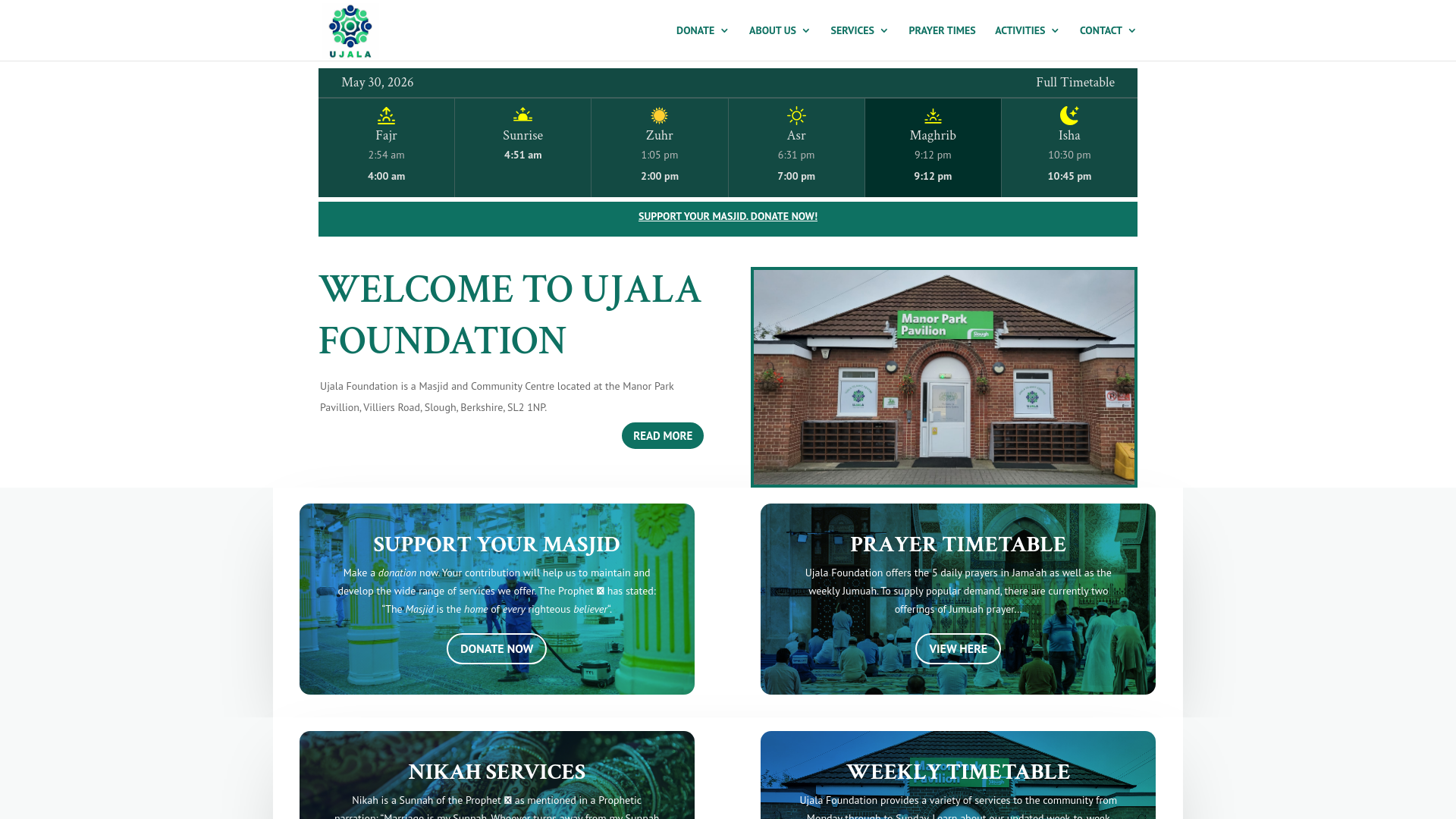 Website screenshot