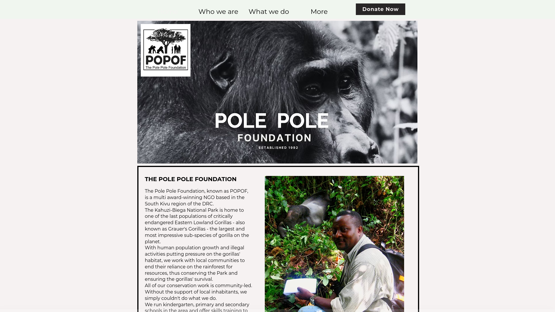 Website screenshot