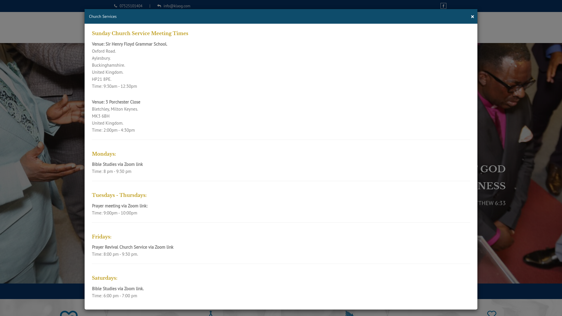 Website screenshot