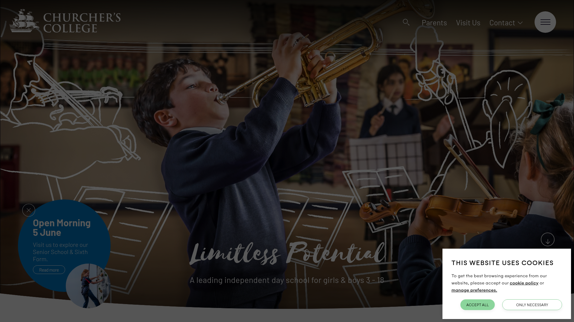 Website screenshot