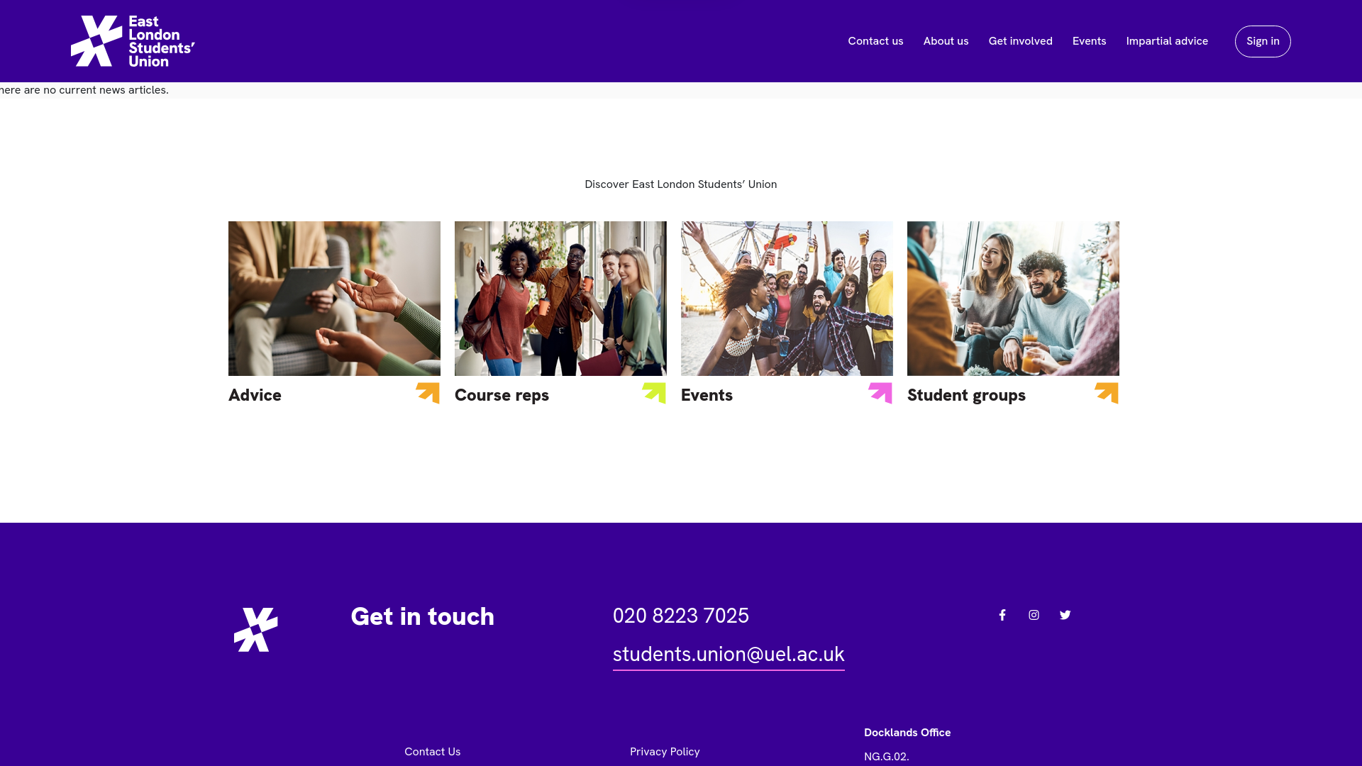 Website screenshot
