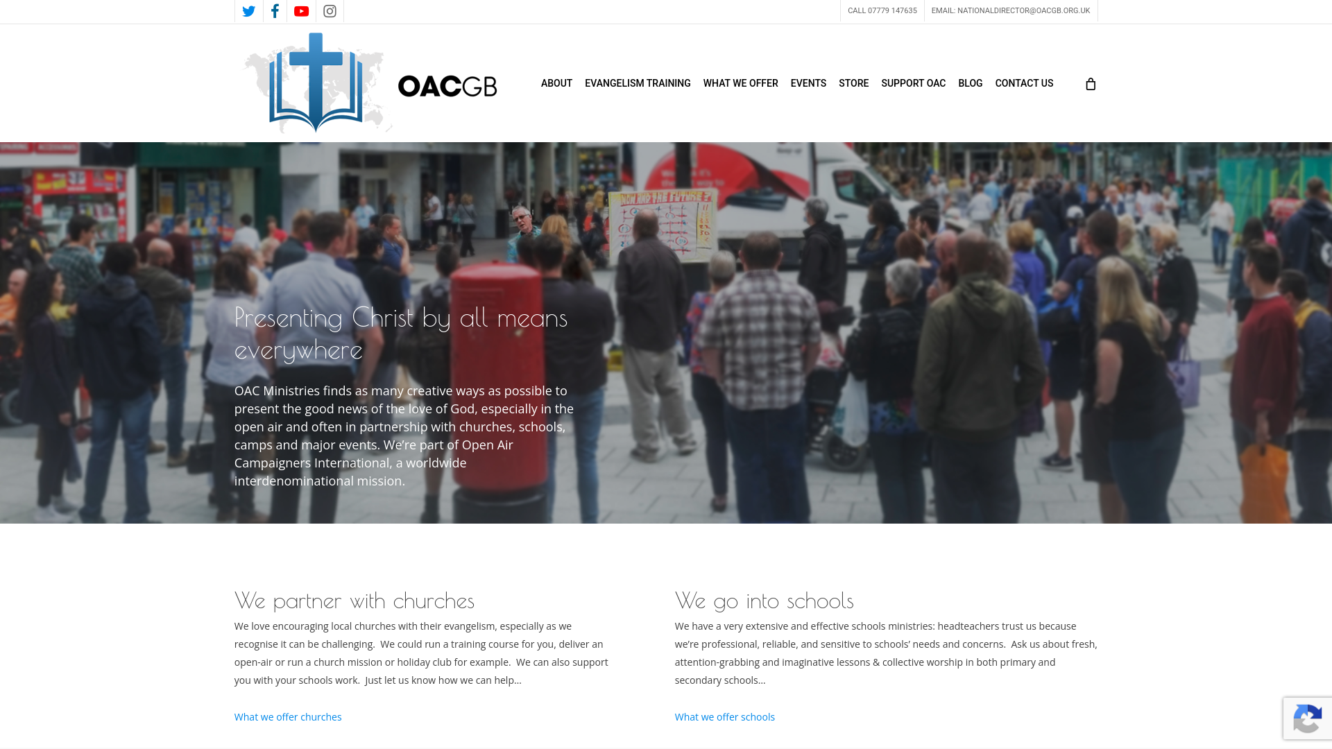 Website screenshot