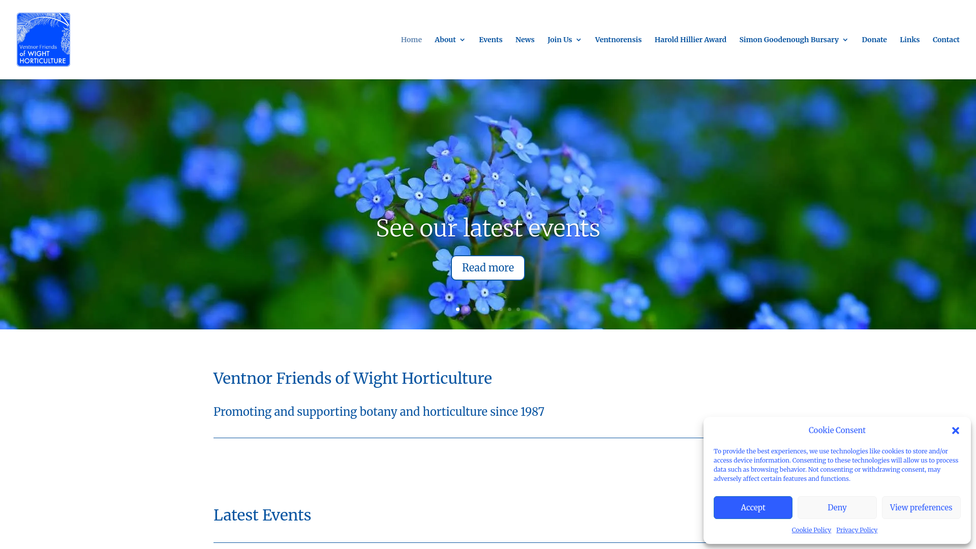 Website screenshot