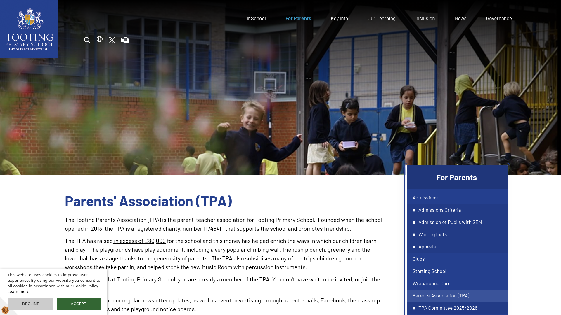 Website screenshot