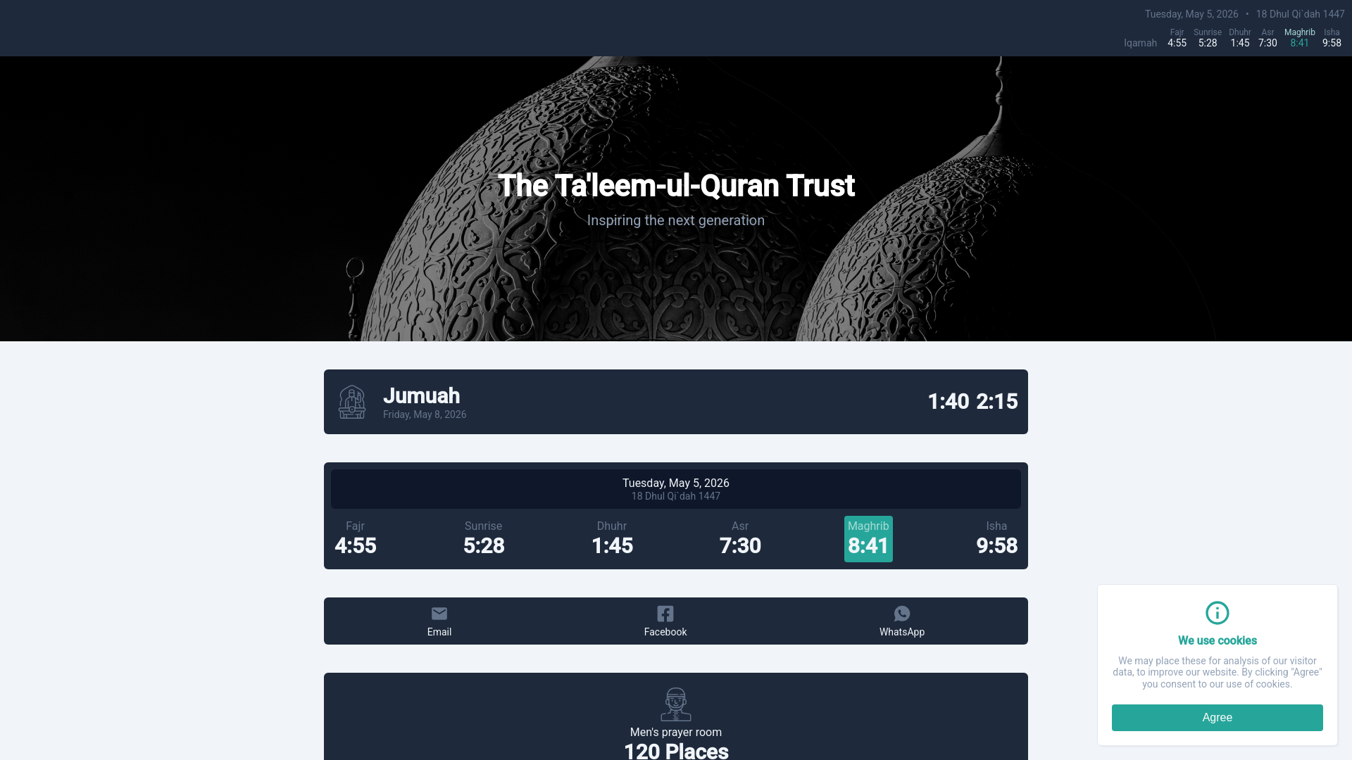 Website screenshot