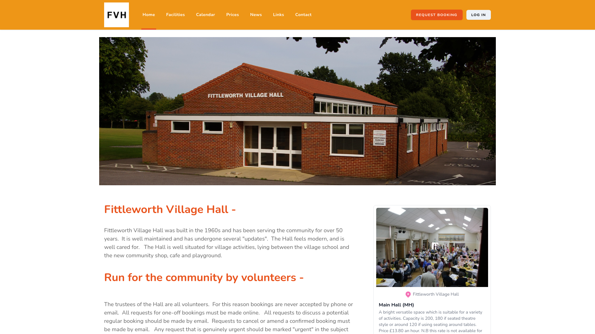 Website screenshot