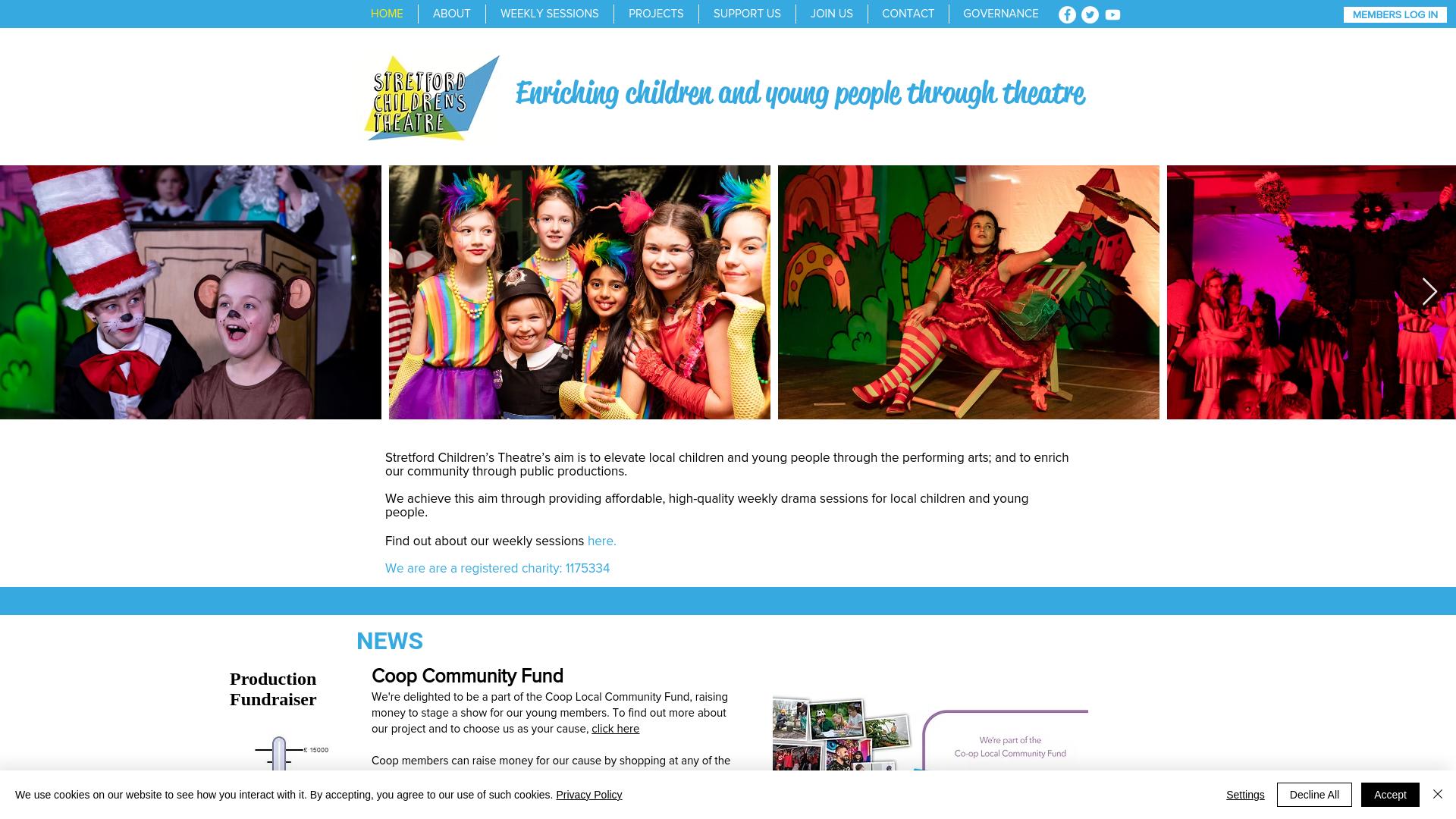 Website screenshot