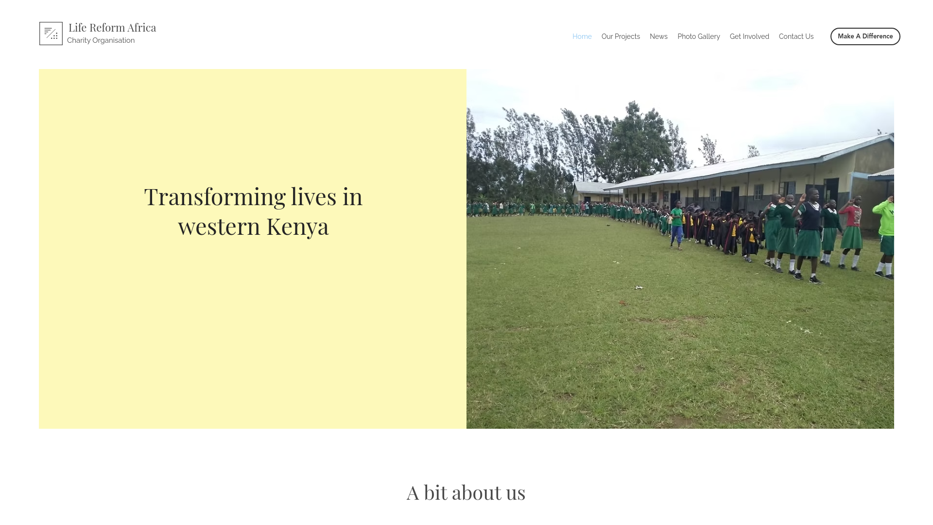 Website screenshot