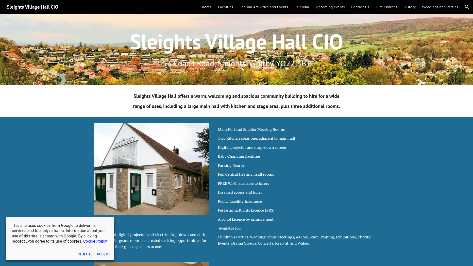 Website screenshot