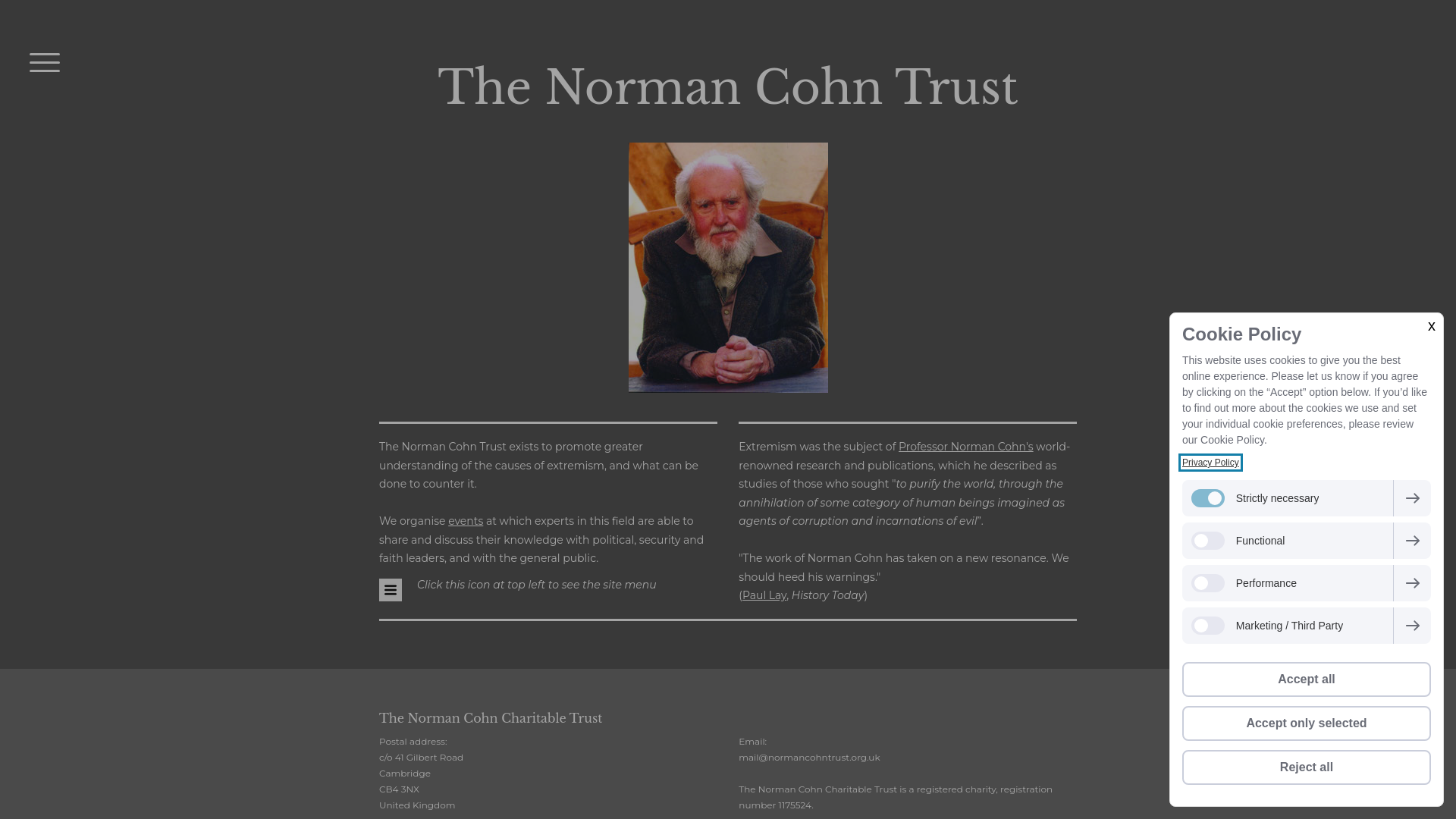 Website screenshot