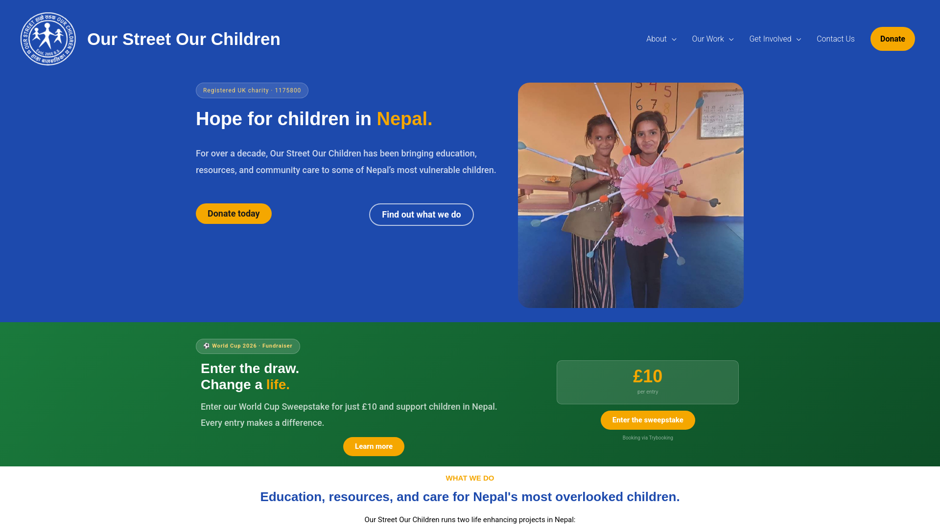 Website screenshot