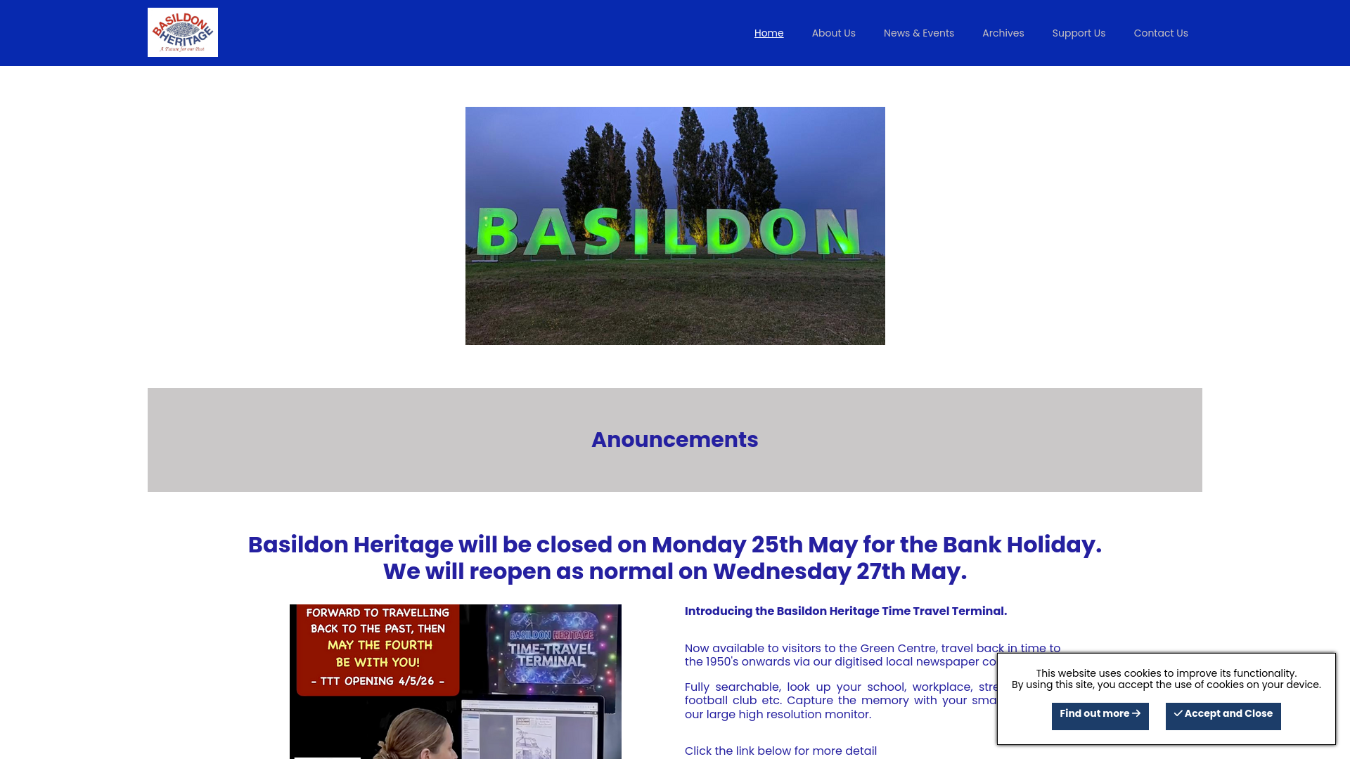 Website screenshot