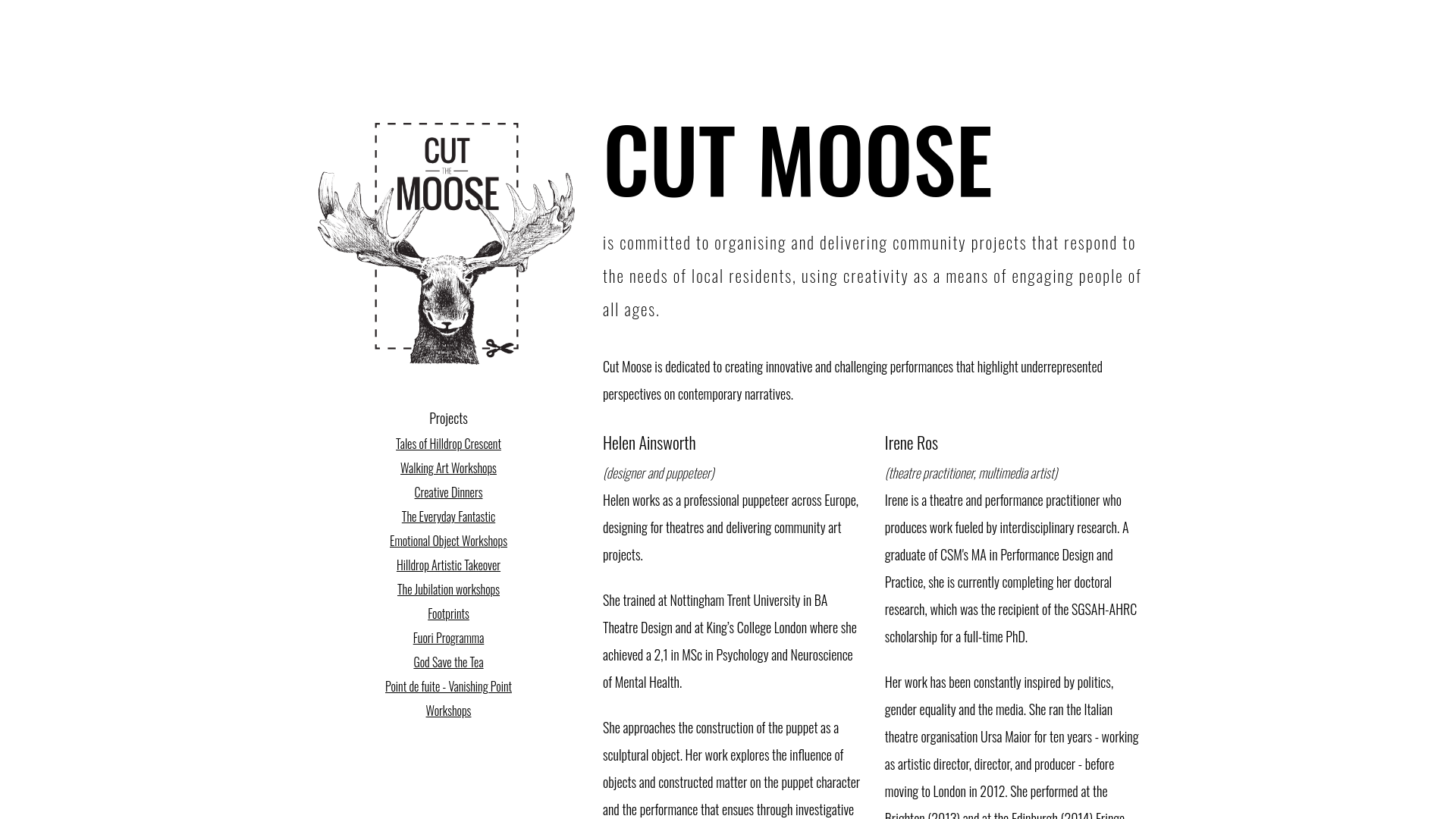 Website screenshot