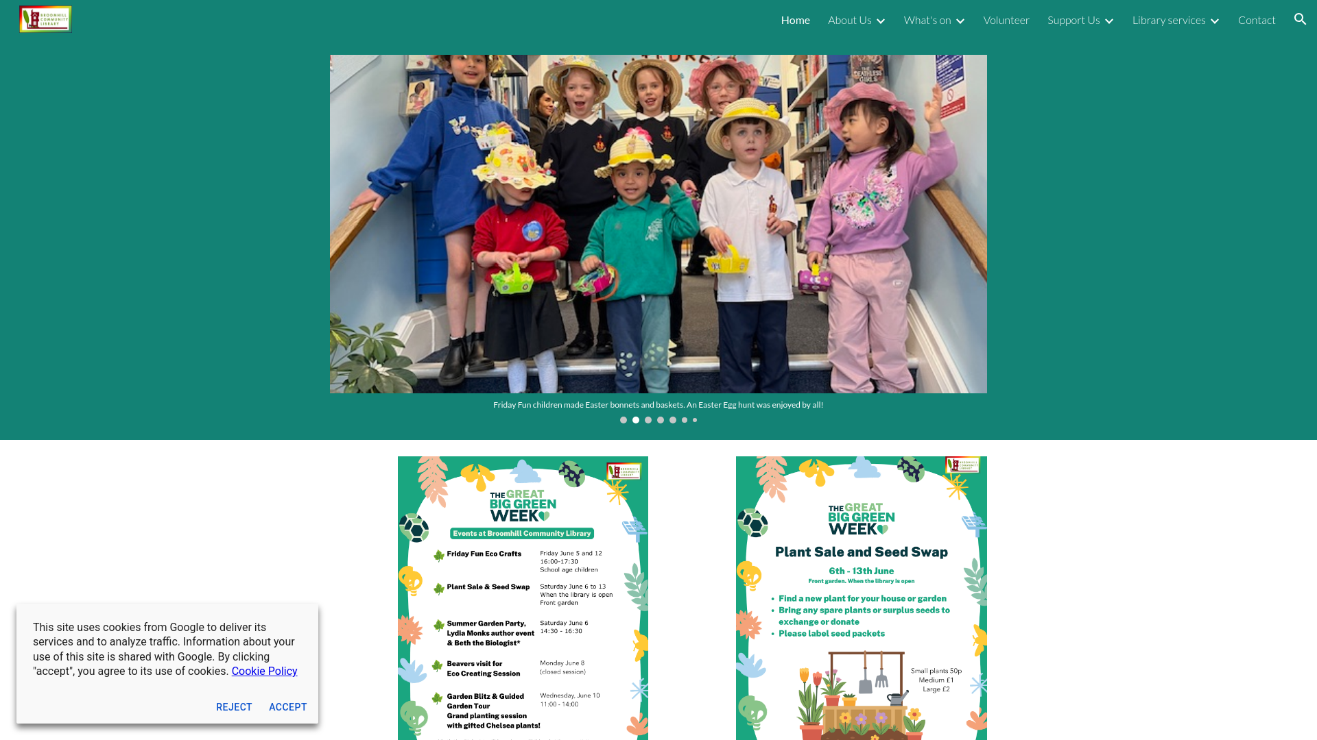 Website screenshot