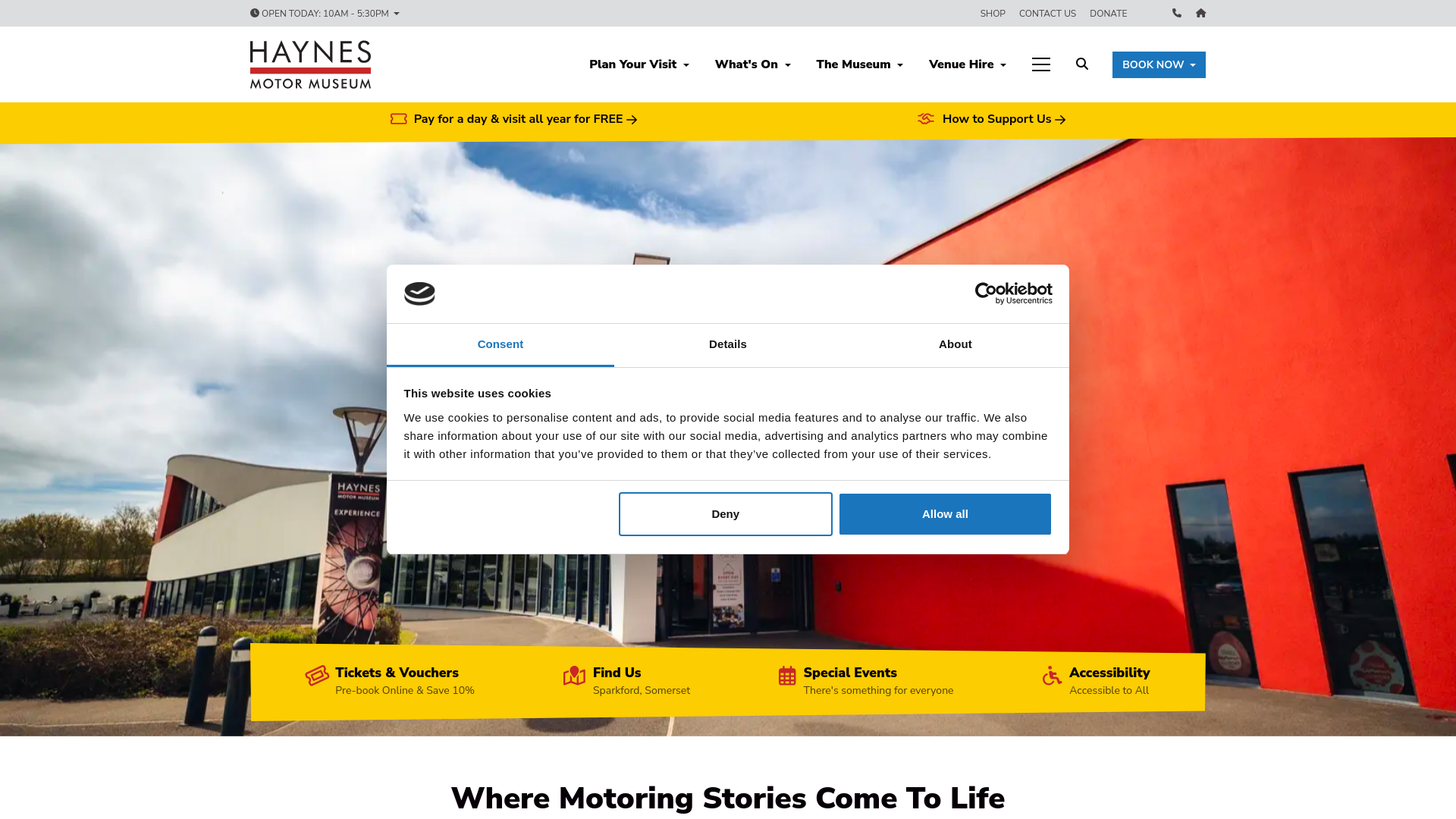 Website screenshot