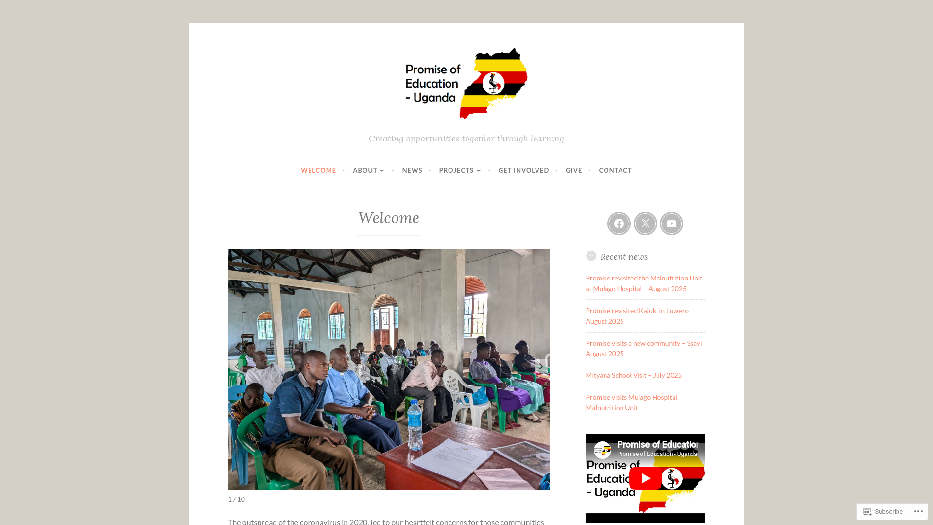 Website screenshot