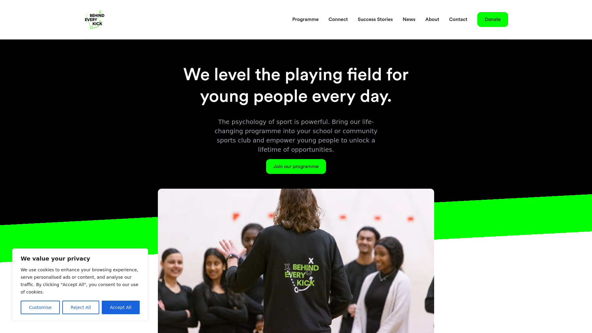 Website screenshot