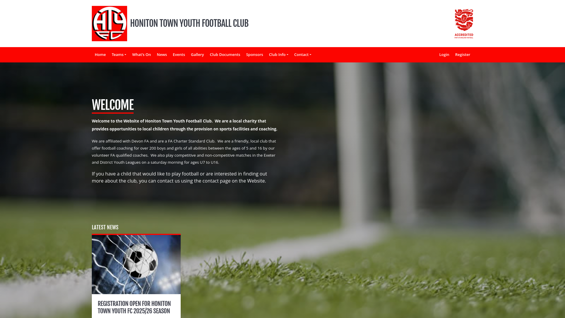 Website screenshot