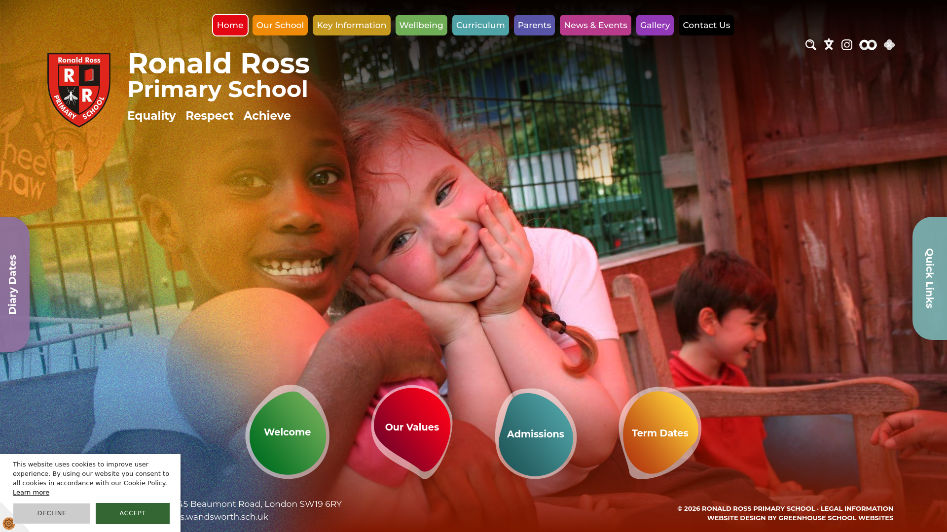 Website screenshot