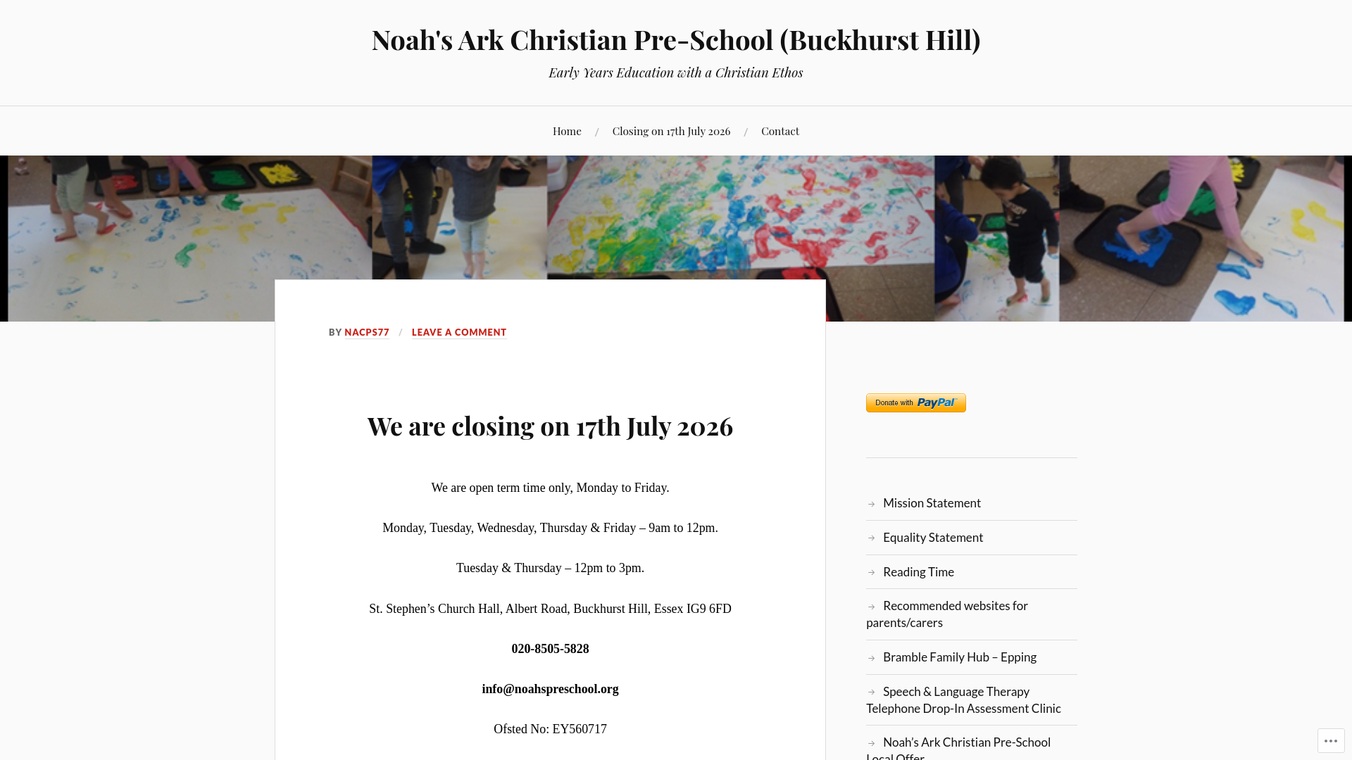 Website screenshot