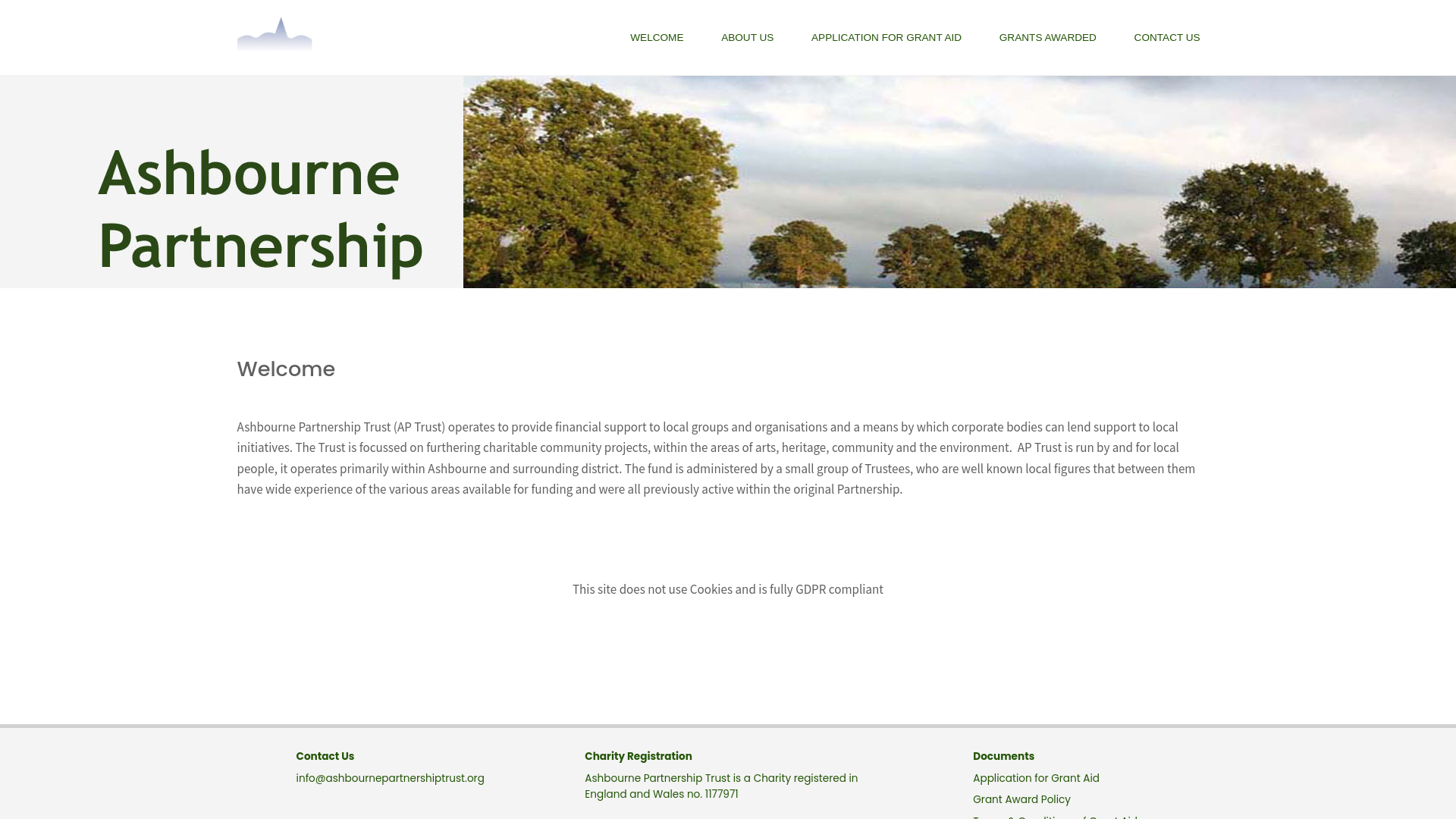 Website screenshot