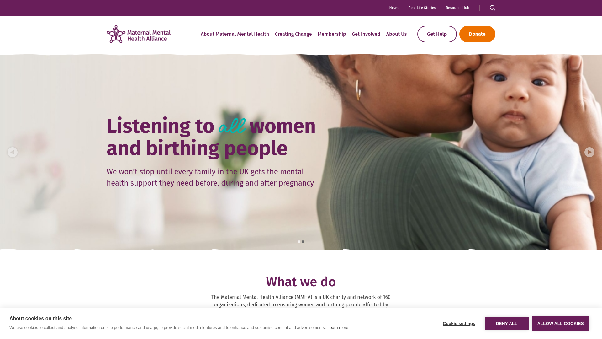 Website screenshot