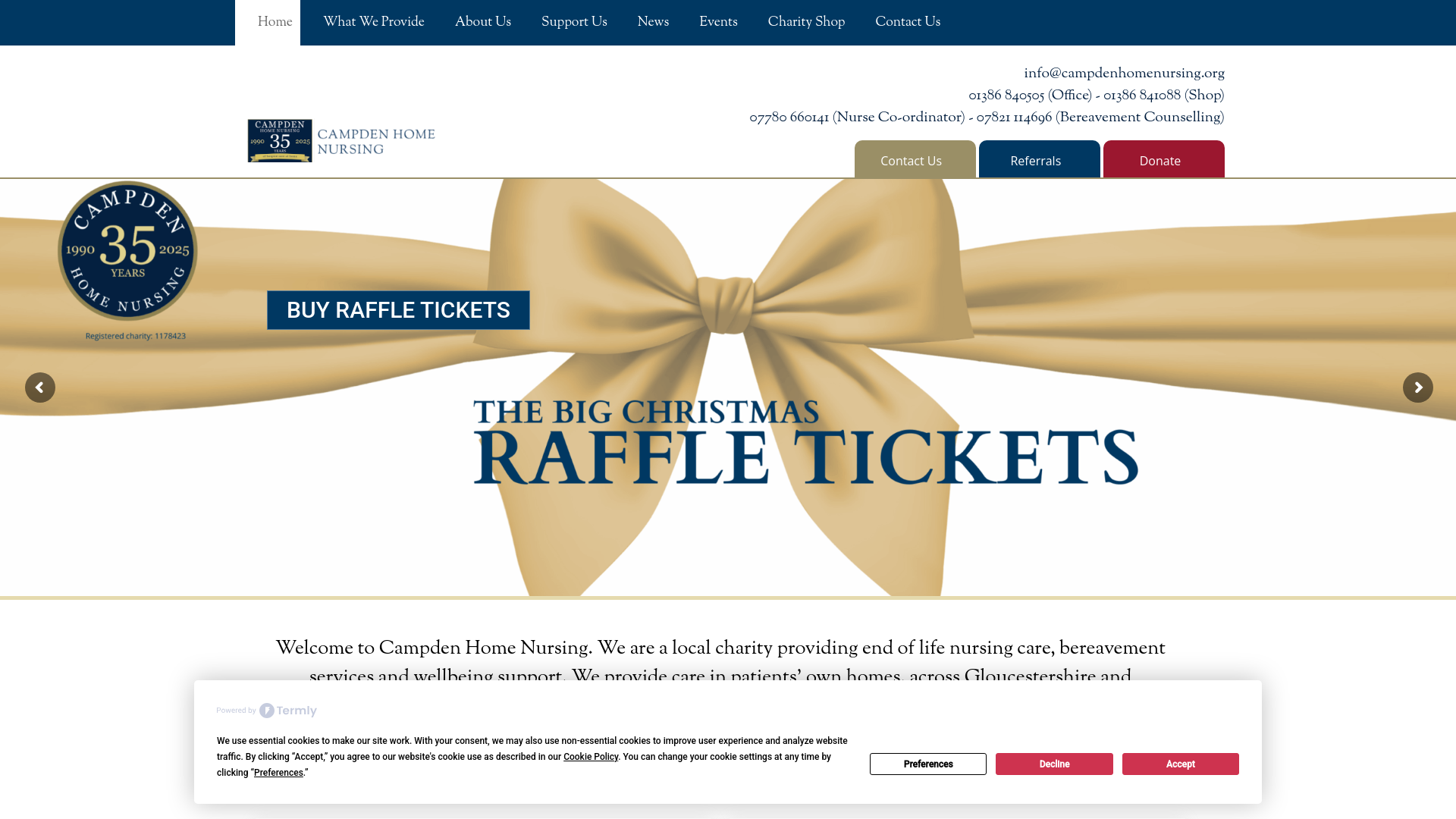 Website screenshot