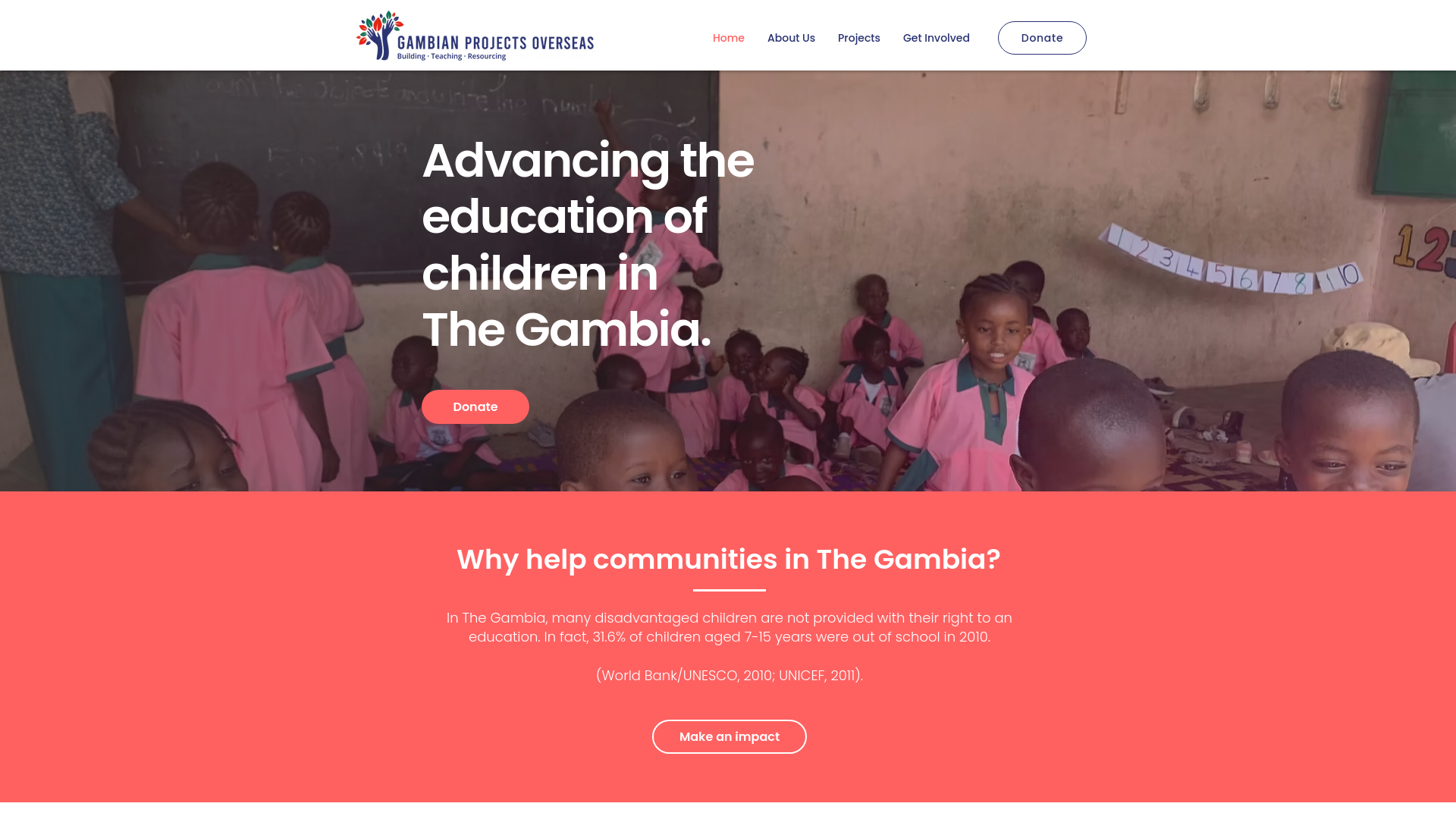 Website screenshot